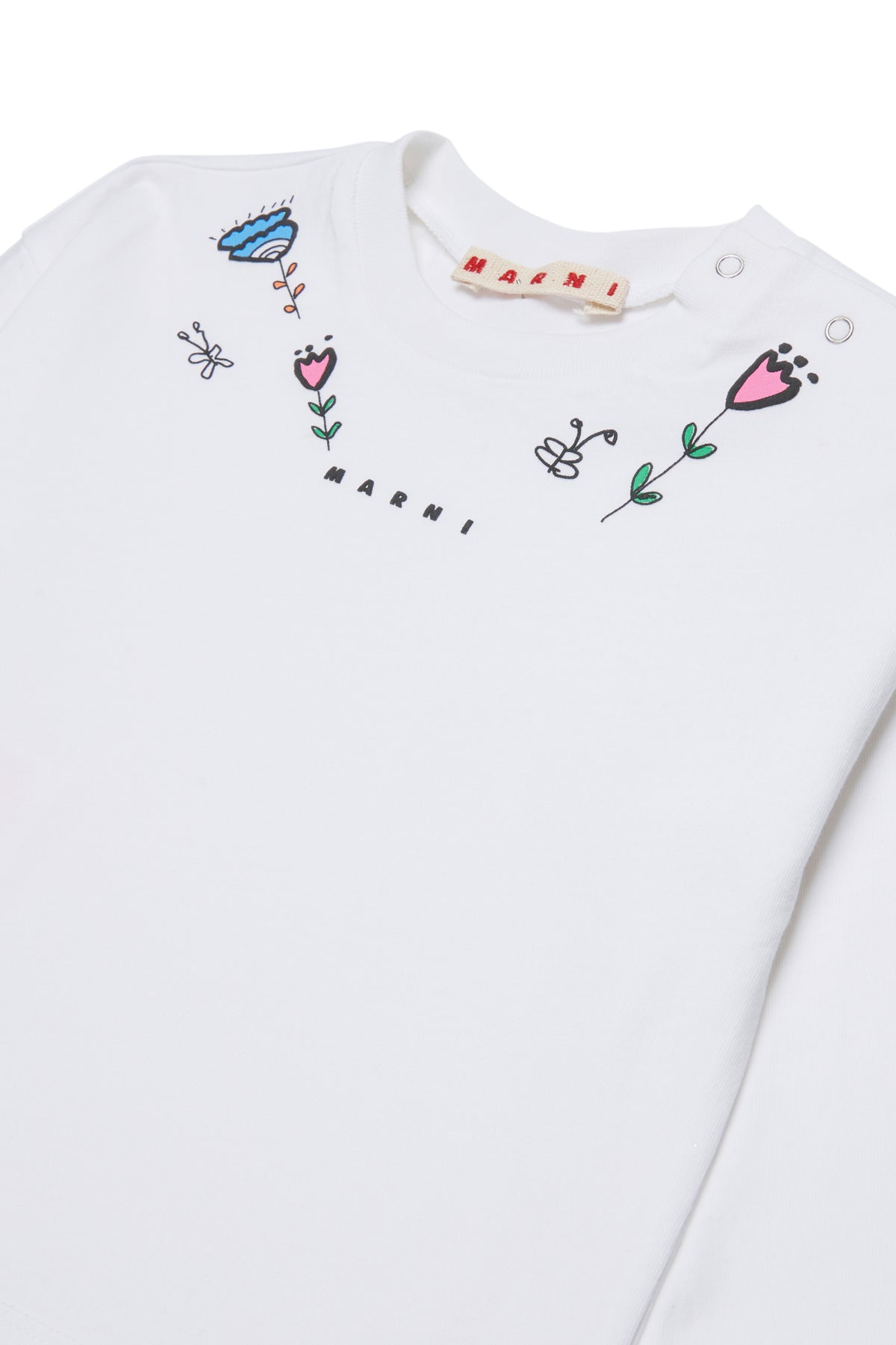 Maglia Bianco M01899M00SG 0M100 MARNI KIDS