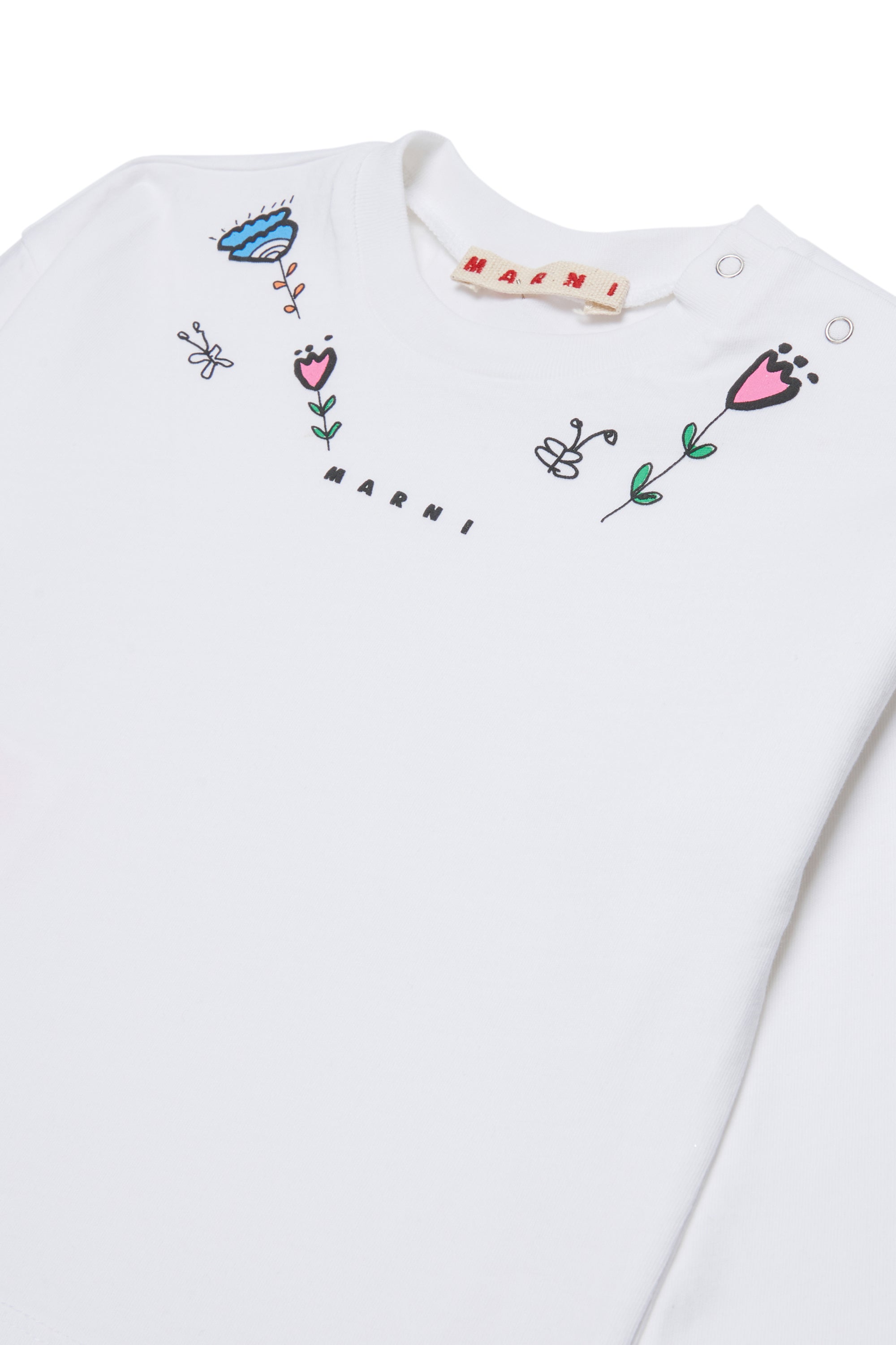 Maglia Bianco M01899M00SG 0M100 MARNI KIDS