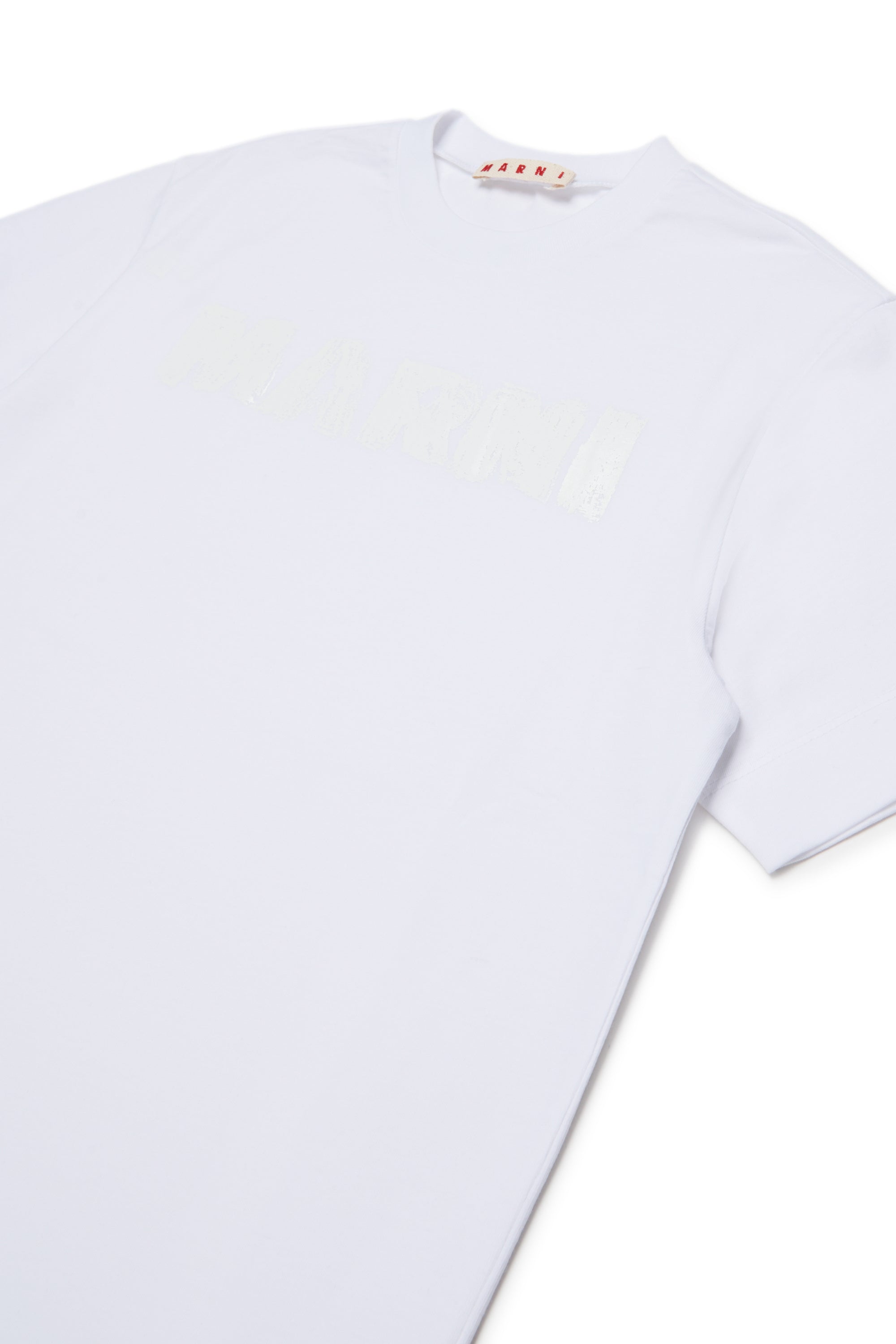 T-shirt Bianco M01901M00Z1 0M100 MARNI KIDS