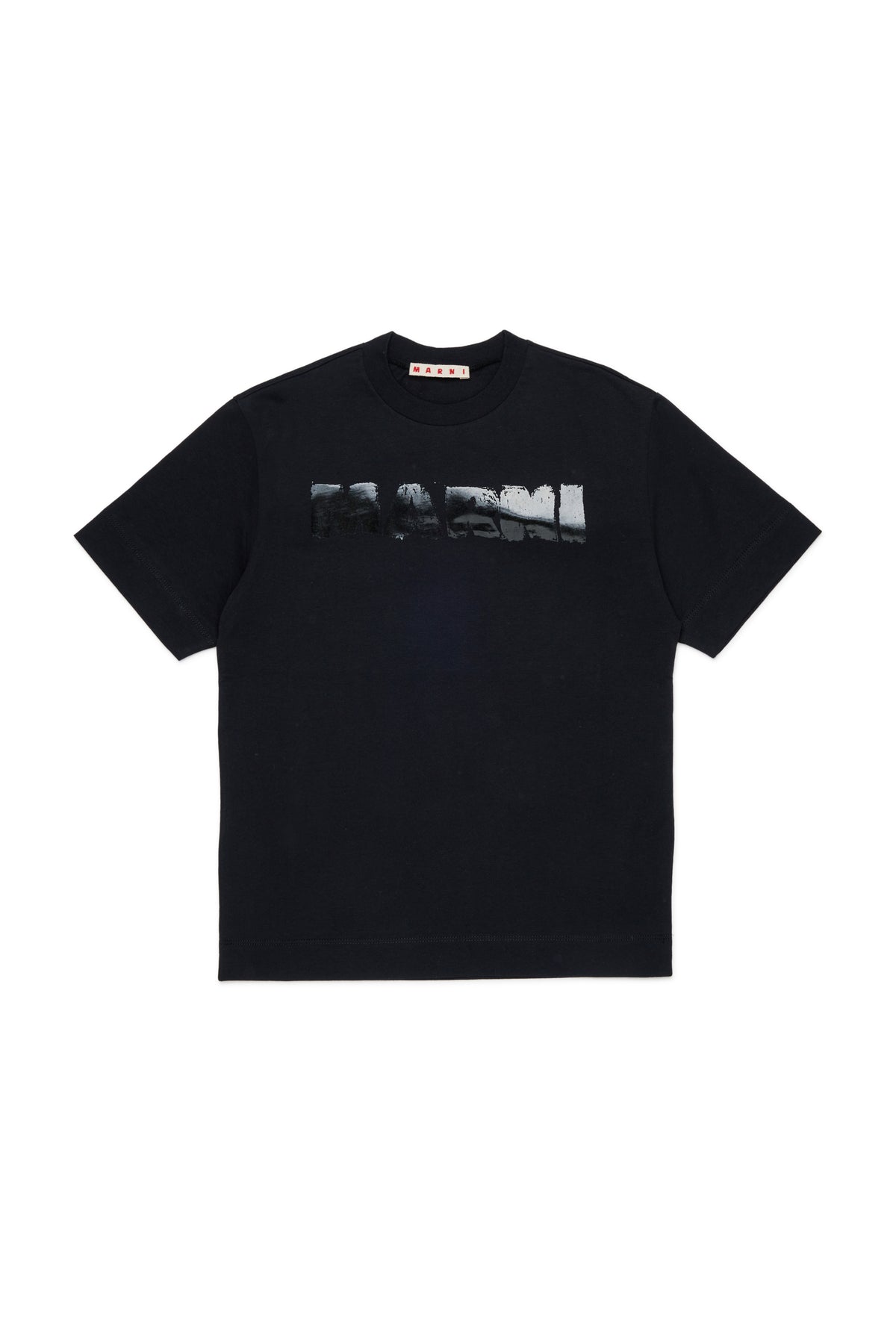 T-shirt Nero M01901M00Z1 0M900 MARNI KIDS