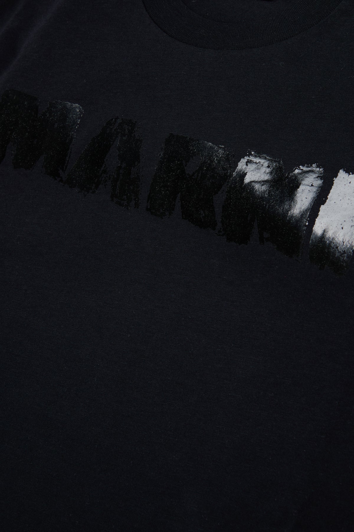 T-shirt Nero M01901M00Z1 0M900 MARNI KIDS
