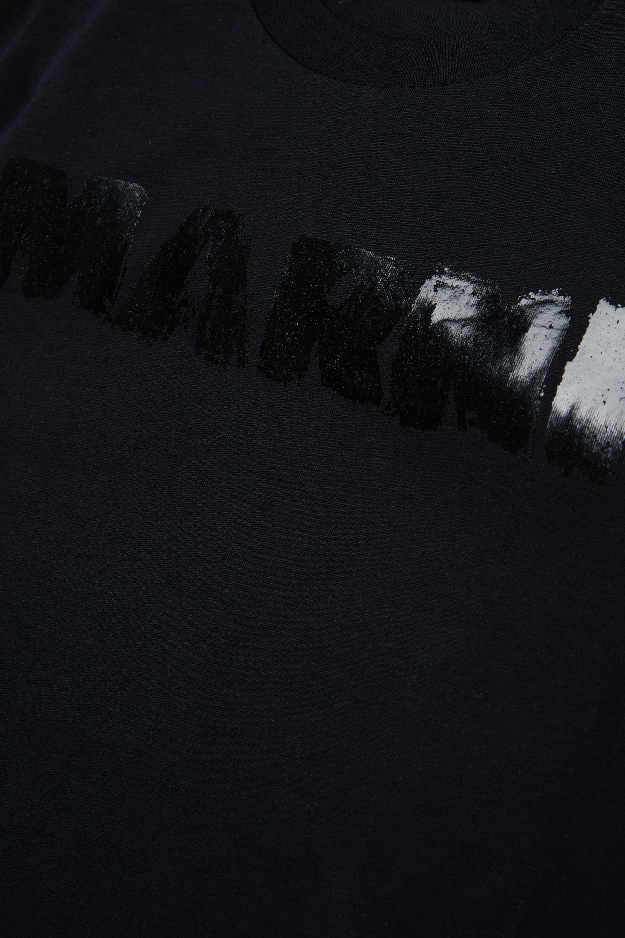T-shirt Nero M01901M00Z1 0M900 MARNI KIDS