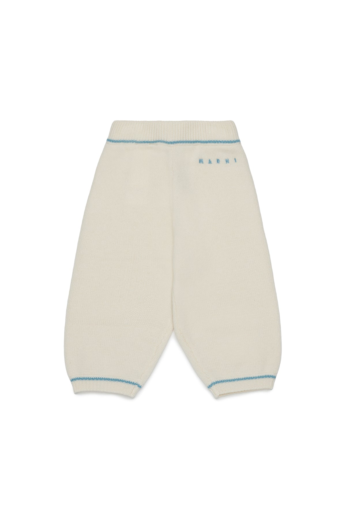 Pantalone in Lana Pearl White M01926M004C 0M116 MARNI KIDS