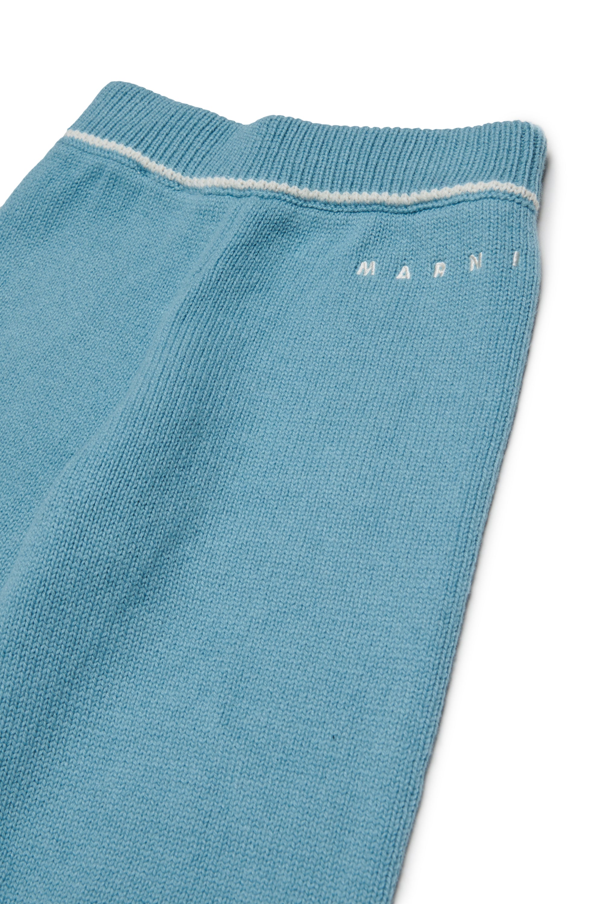 Pantalone in Lana Aqua Blue M01926M004C 0M866 MARNI KIDS