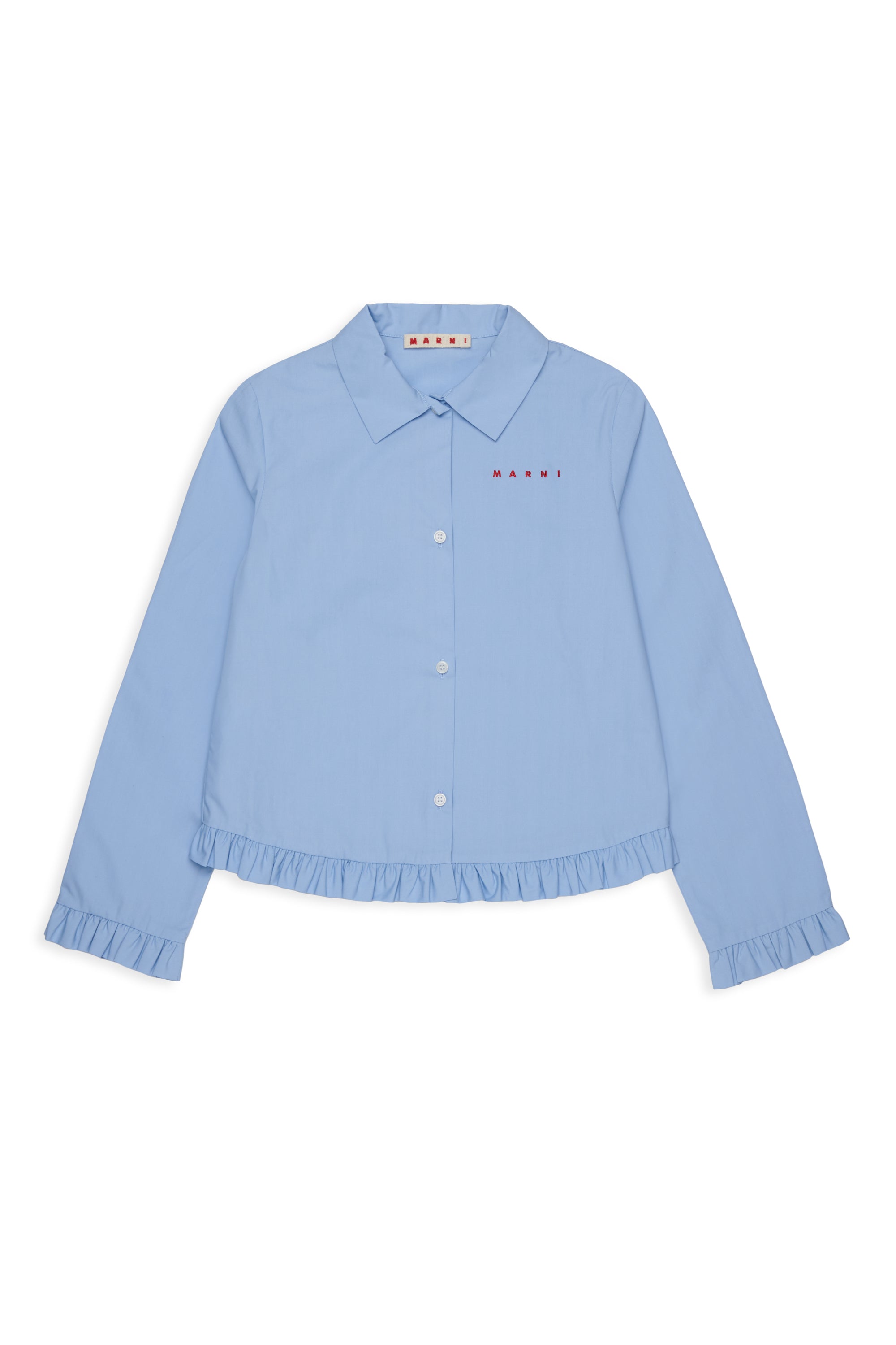 Camicia Powder Light Blue M01948M00UW 0M863 MARNI KIDS