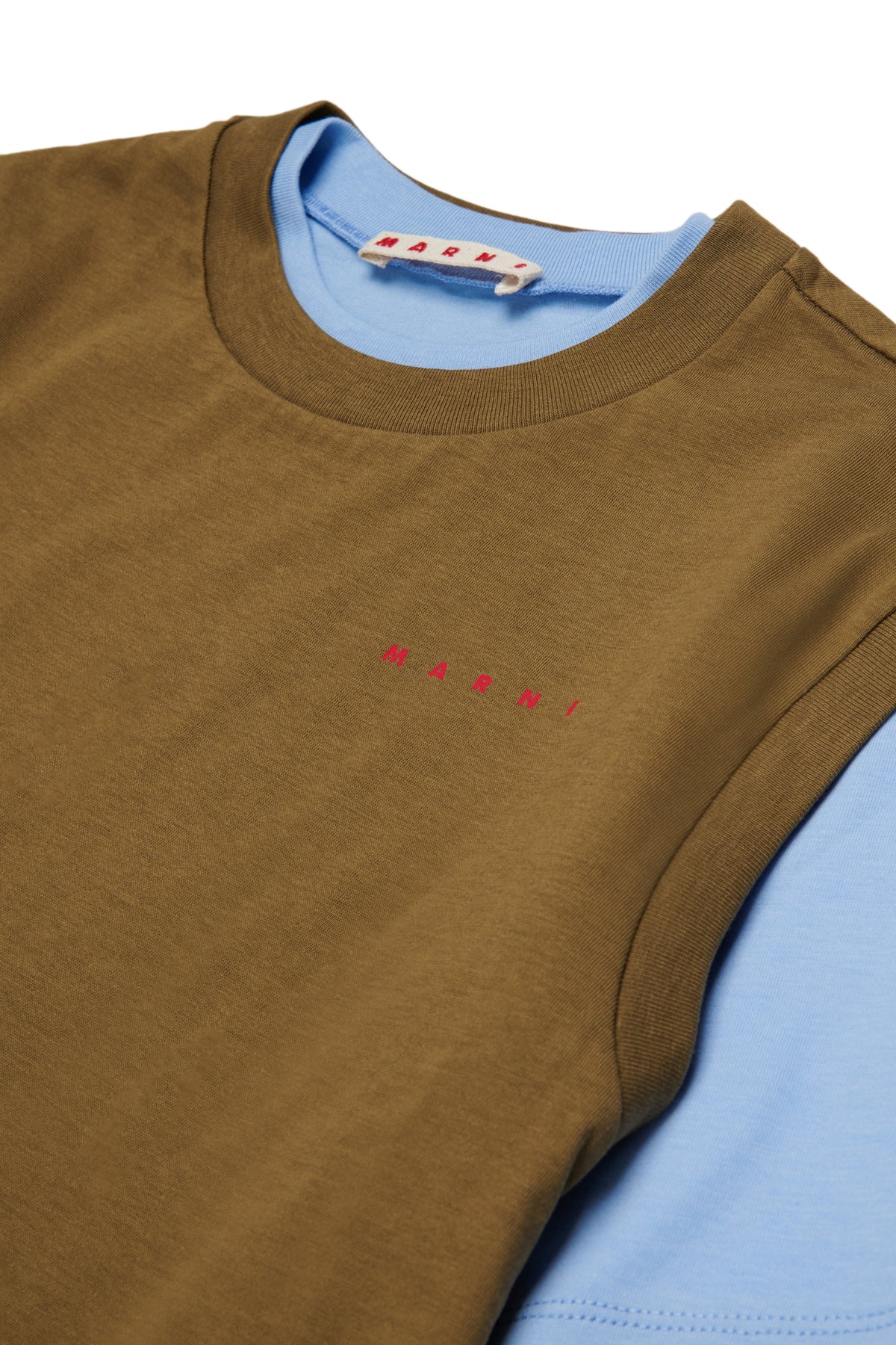 Maglia Wood Brown M01953M00RF 0M721 MARNI KIDS