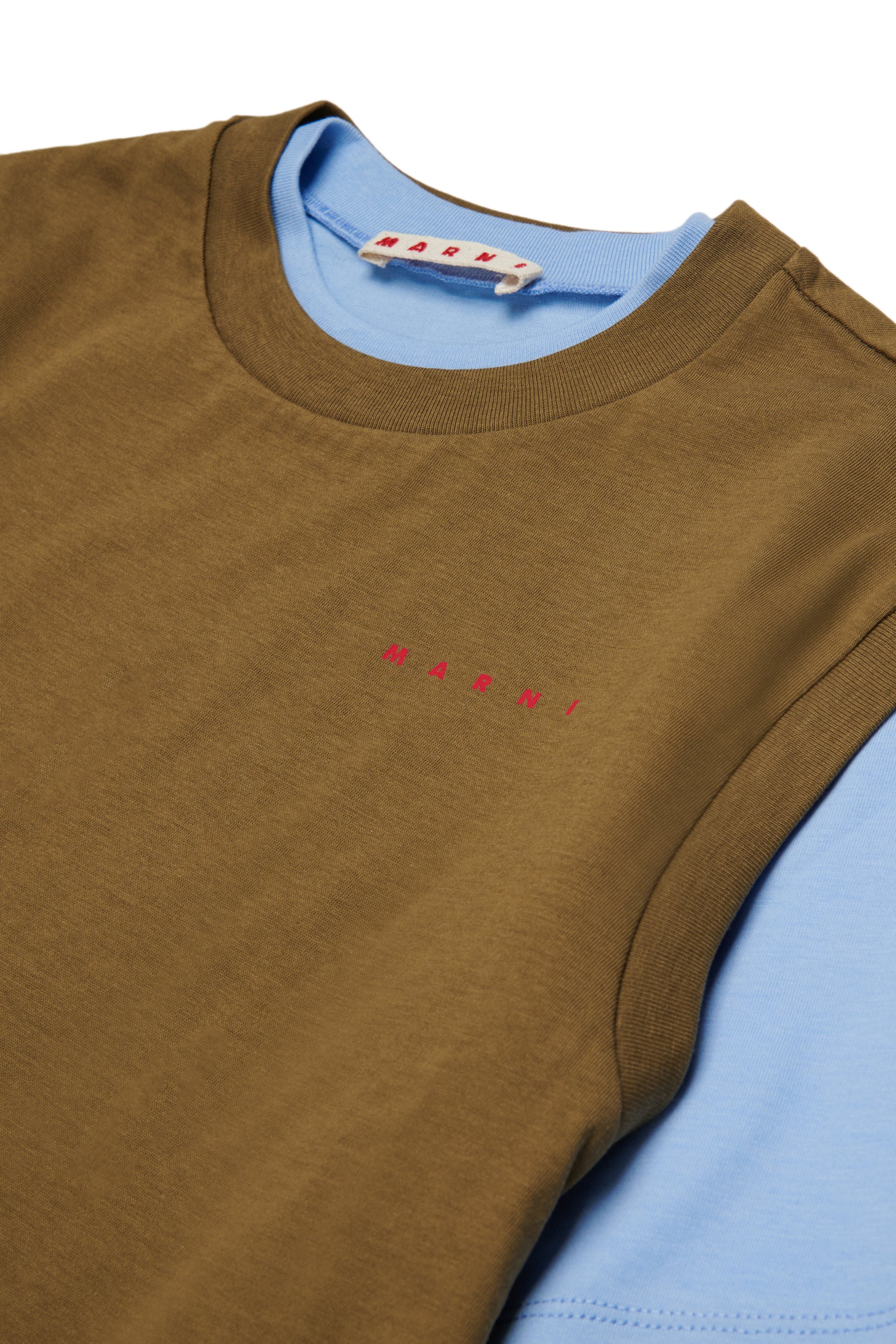 Maglia Wood Brown M01953M00RF 0M721 MARNI KIDS
