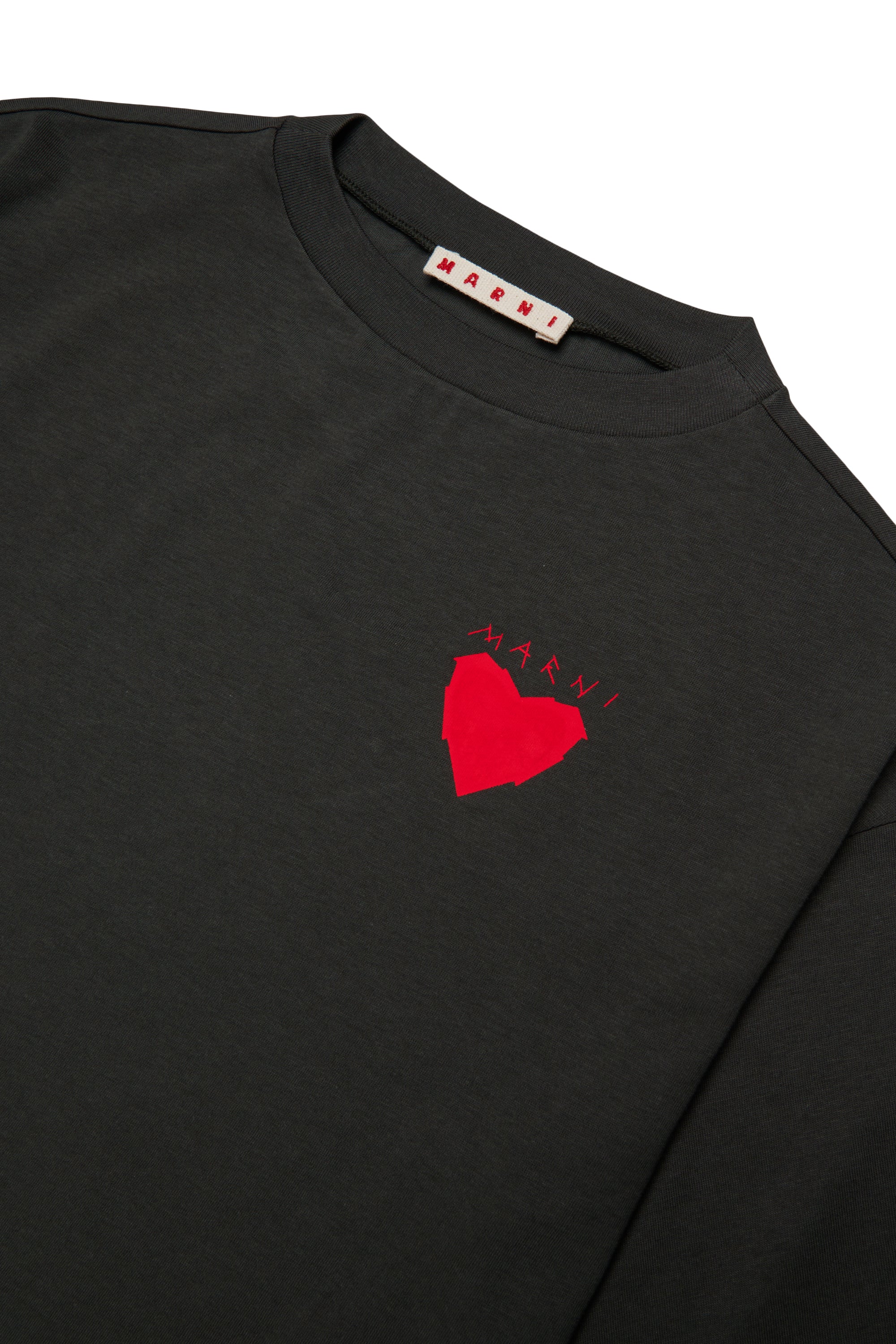 T-shirt Charcoal Grey M02014M00YP 0M924 MARNI KIDS