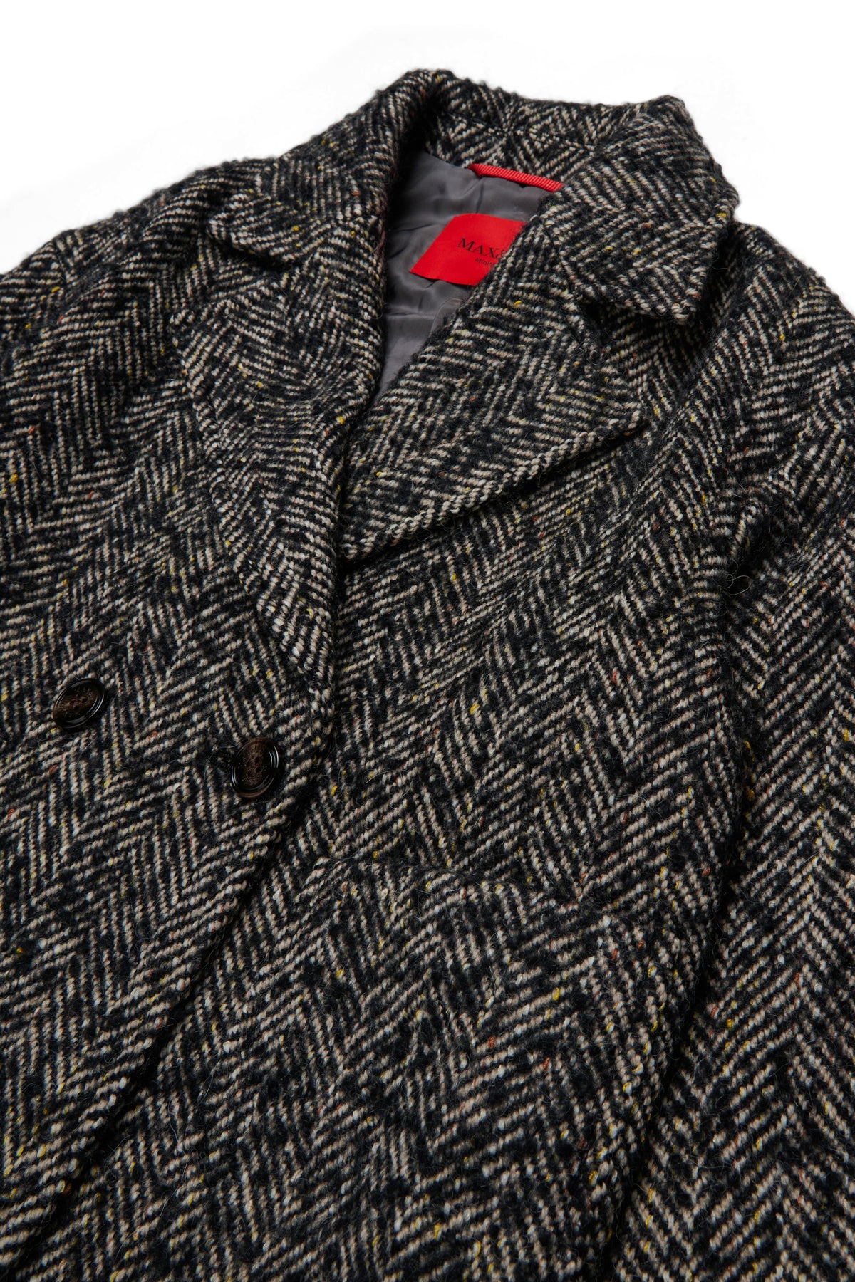 Cappotto in Lana Nero MX0440MX02N MX900 MAX&CO. KIDS