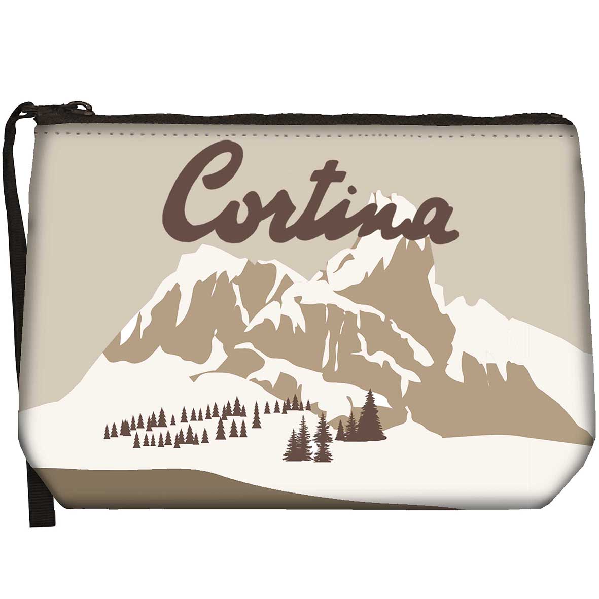 Pochette Aline con stampa Cortina beige ALI0002 00515M MC2 SAINT BARTH