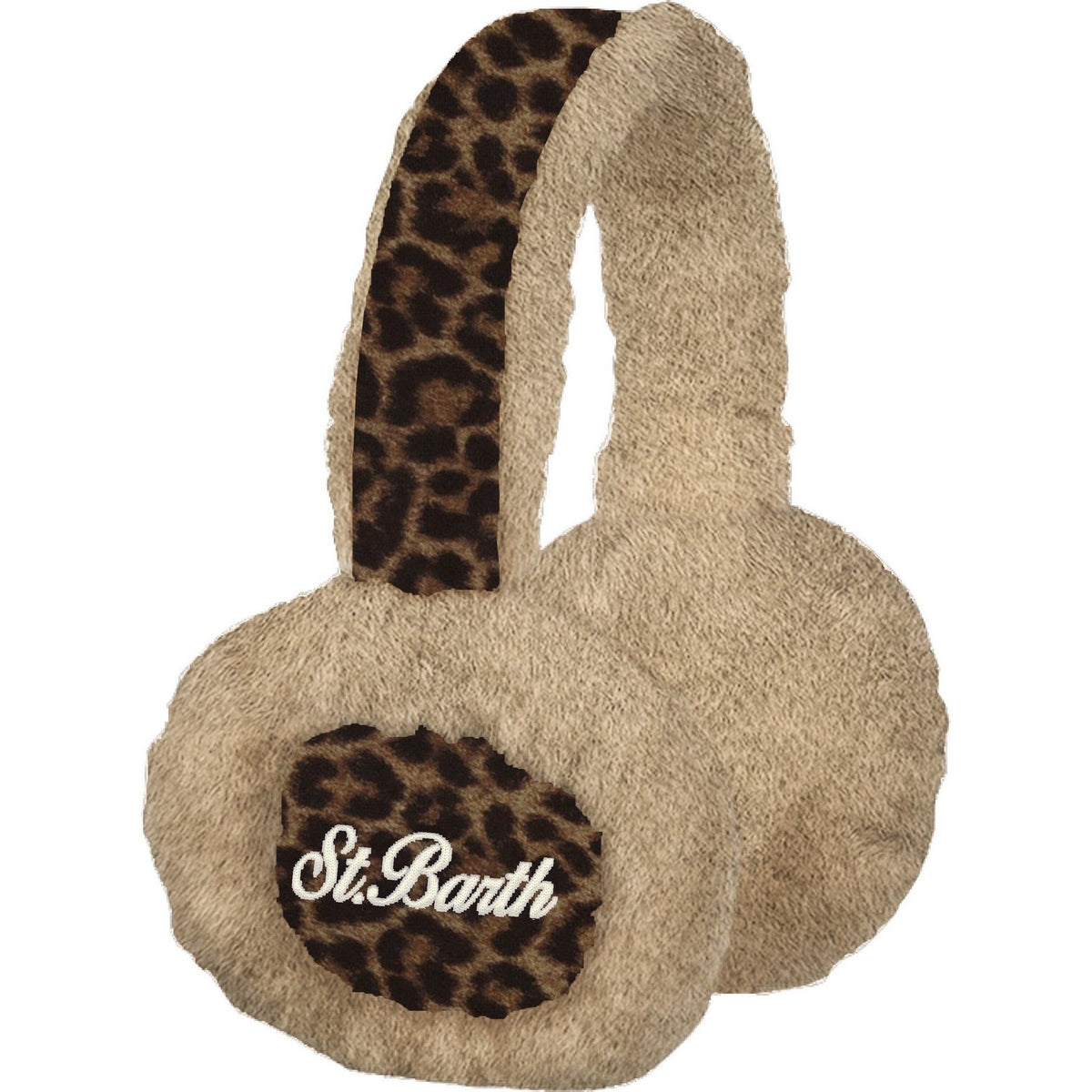 Paraorecchie con motivo leopardato EARM006 00212M MC2 SAINT BARTH