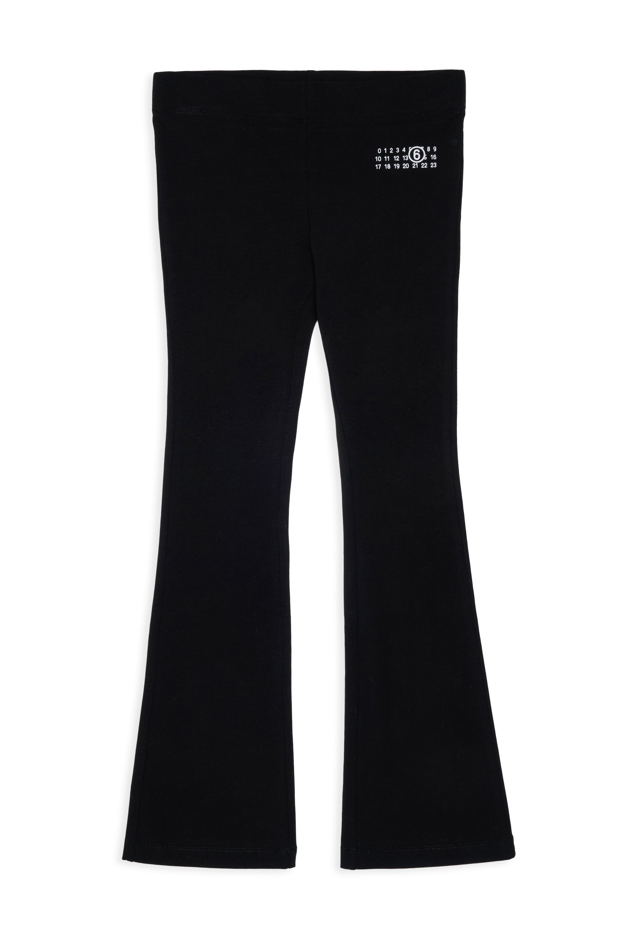Leggings Nero M60699MM06L M6900 MM6 MAISON MARGIELA KIDS