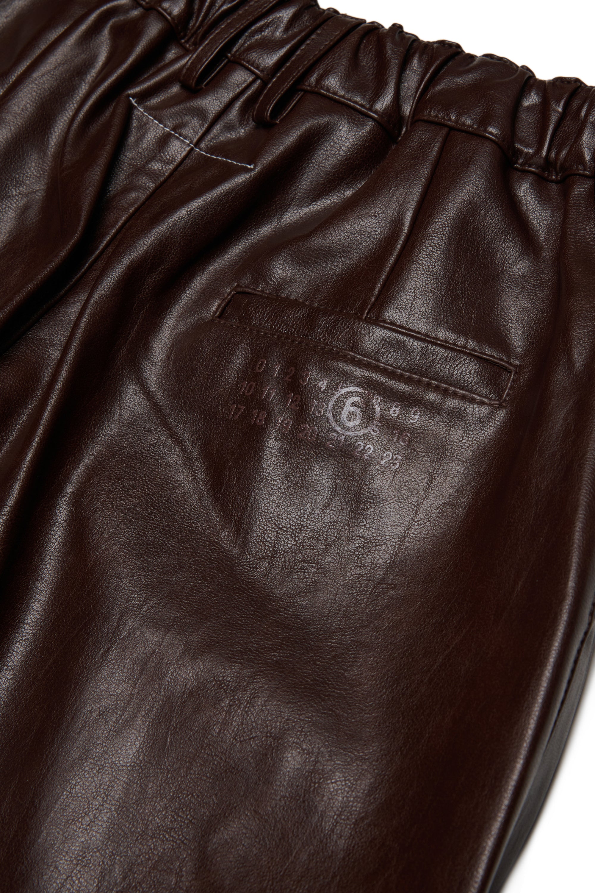 Pantalone Seal Brown M60994MM08L M6713 MM6 MAISON MARGIELA KIDS