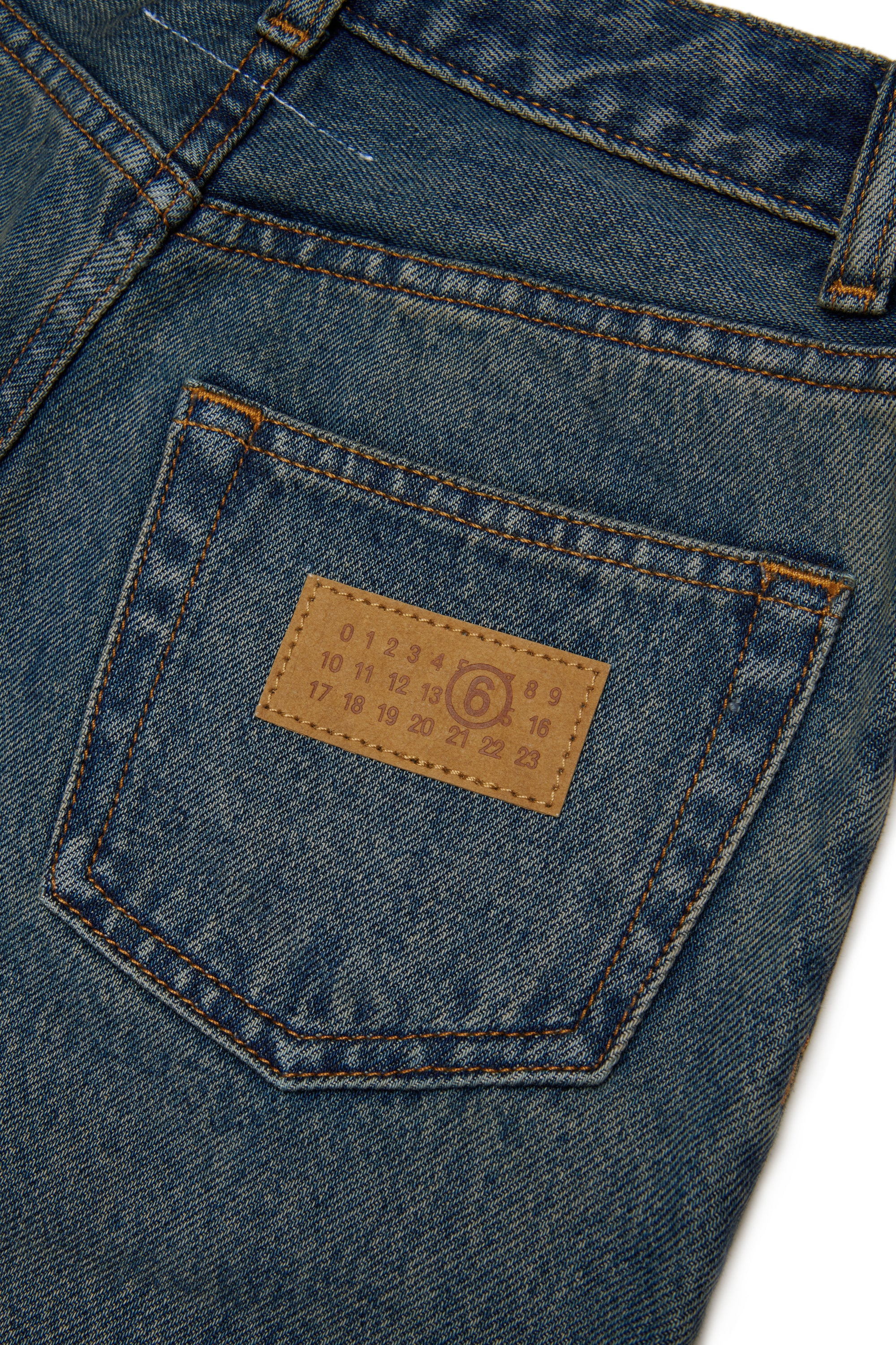 Jeans Blue Denim M61034MM08D M601 MM6 MAISON MARGIELA KIDS