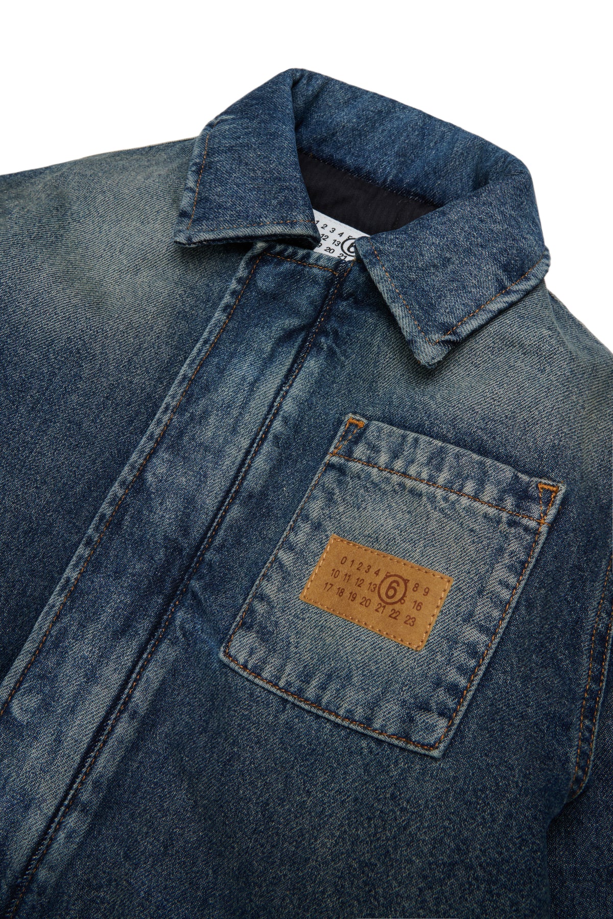 Giacca Blue Denim M61036MM08E M601 MM6 MAISON MARGIELA KIDS