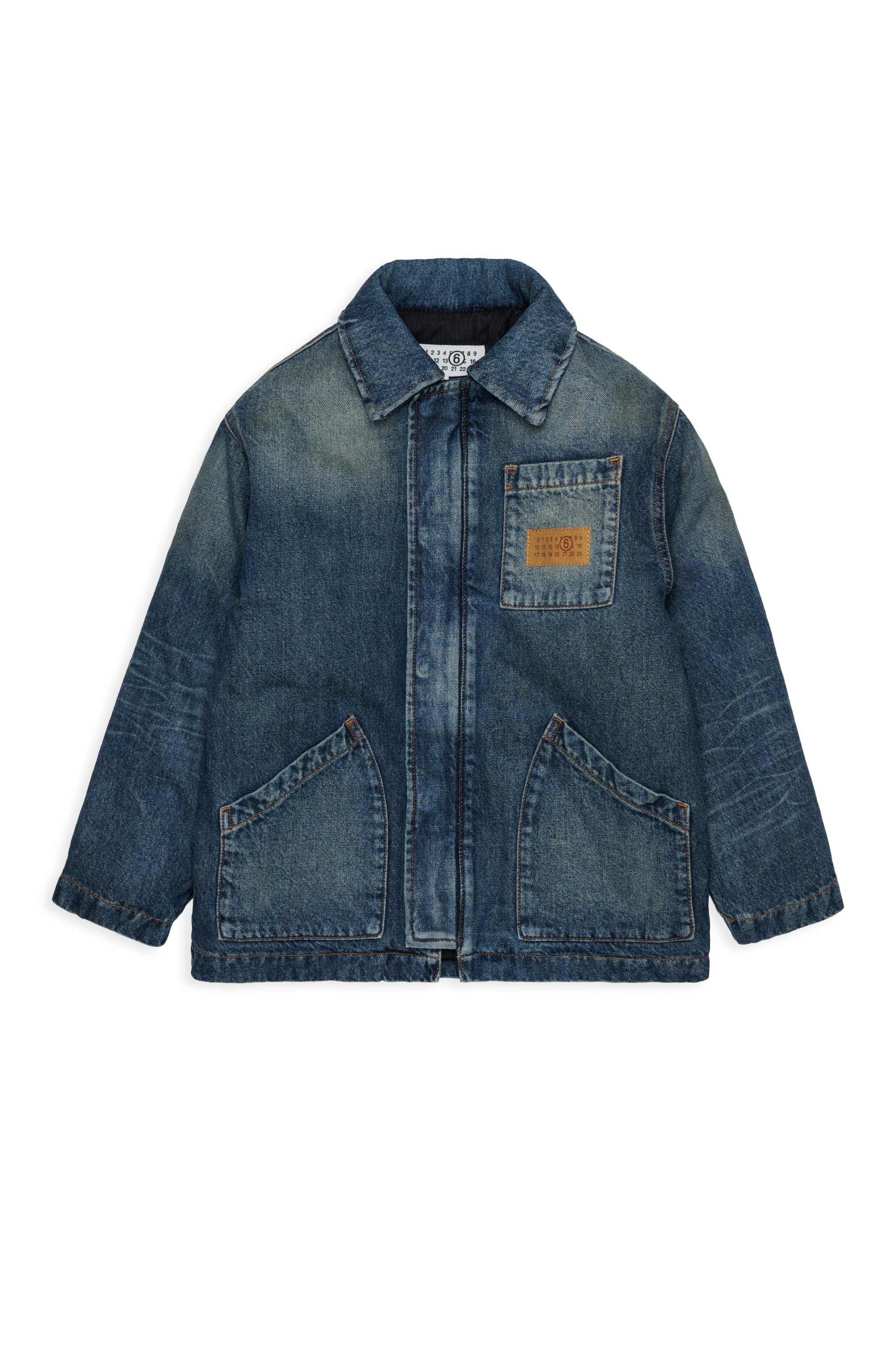 Giacca Blue Denim M61036MM08E M601 MM6 MAISON MARGIELA KIDS