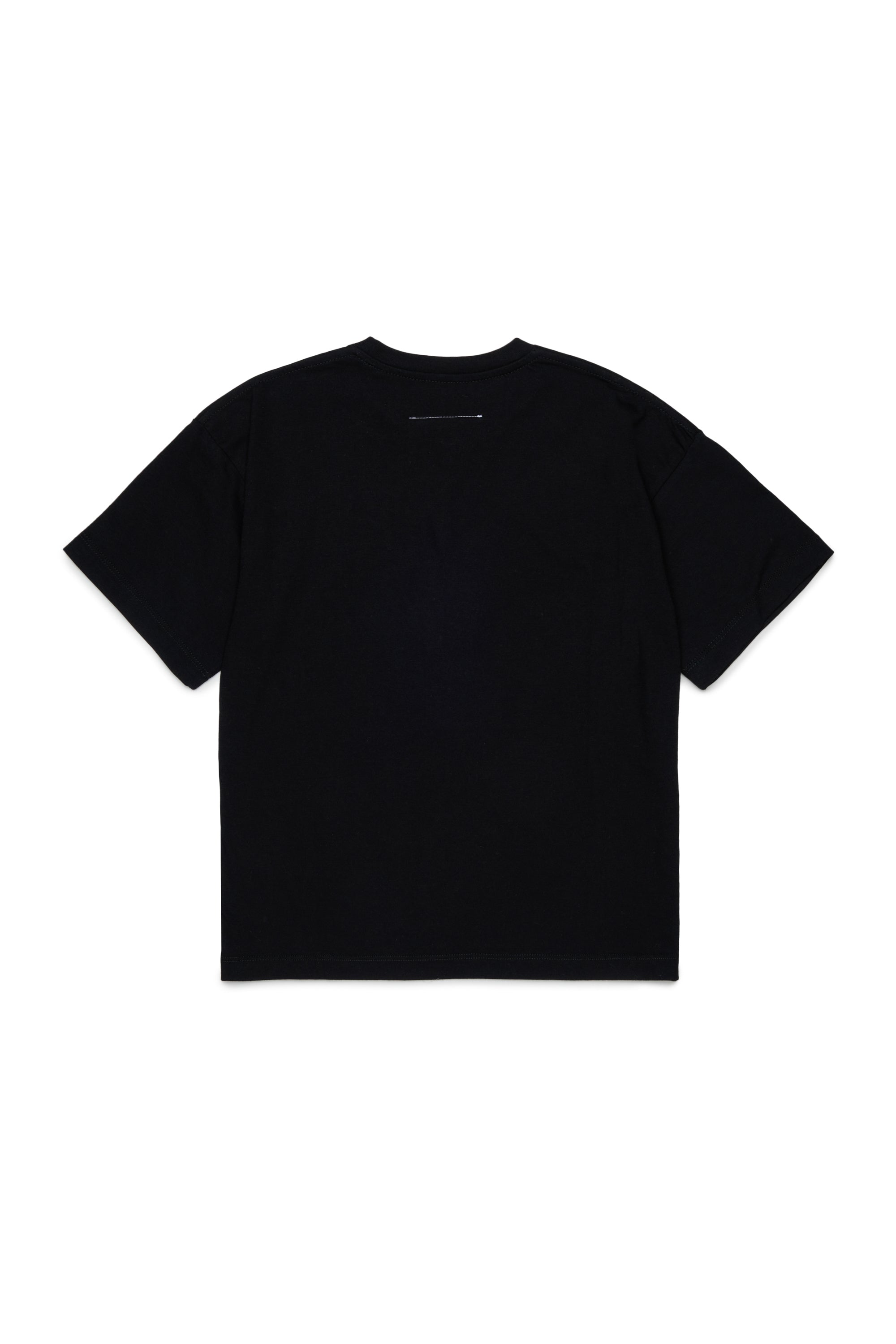 T-shirt Nero M61117MM02Y M6900 MM6 MAISON MARGIELA KIDS