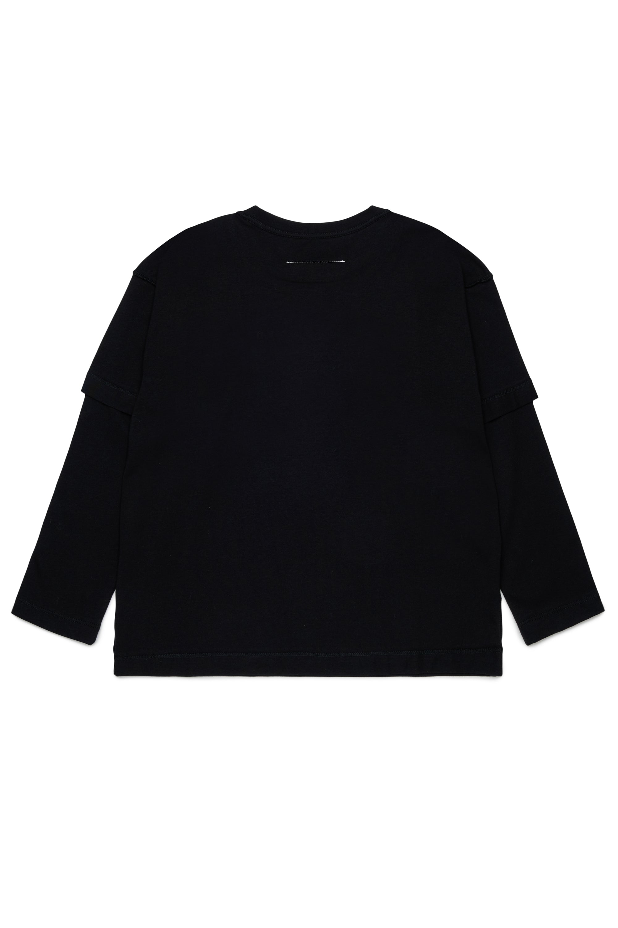 T-shirt Nero M61132MM04I M6900 MM6 MAISON MARGIELA KIDS