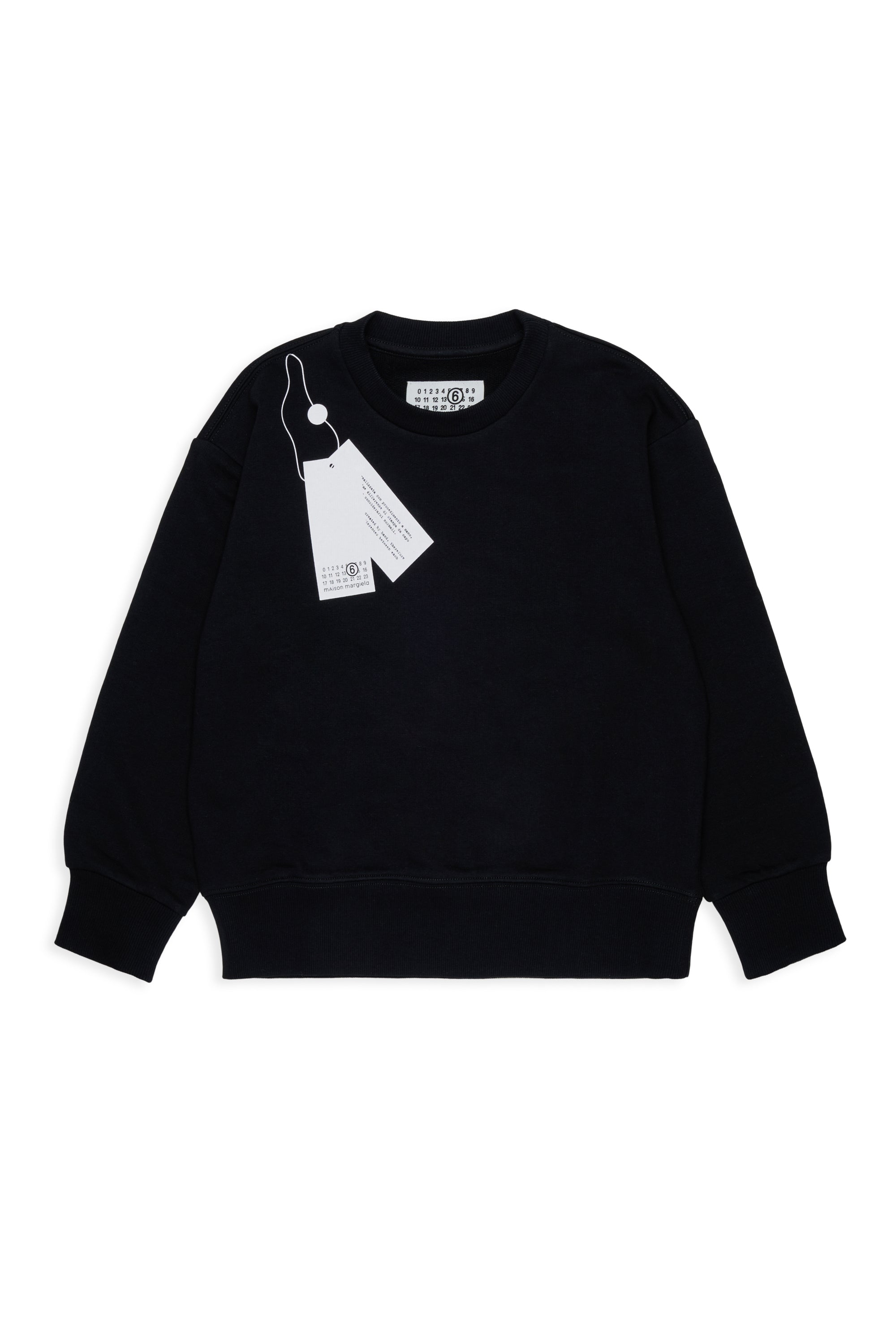 Felpa Nero M61157MM02X M6900 MM6 MAISON MARGIELA KIDS