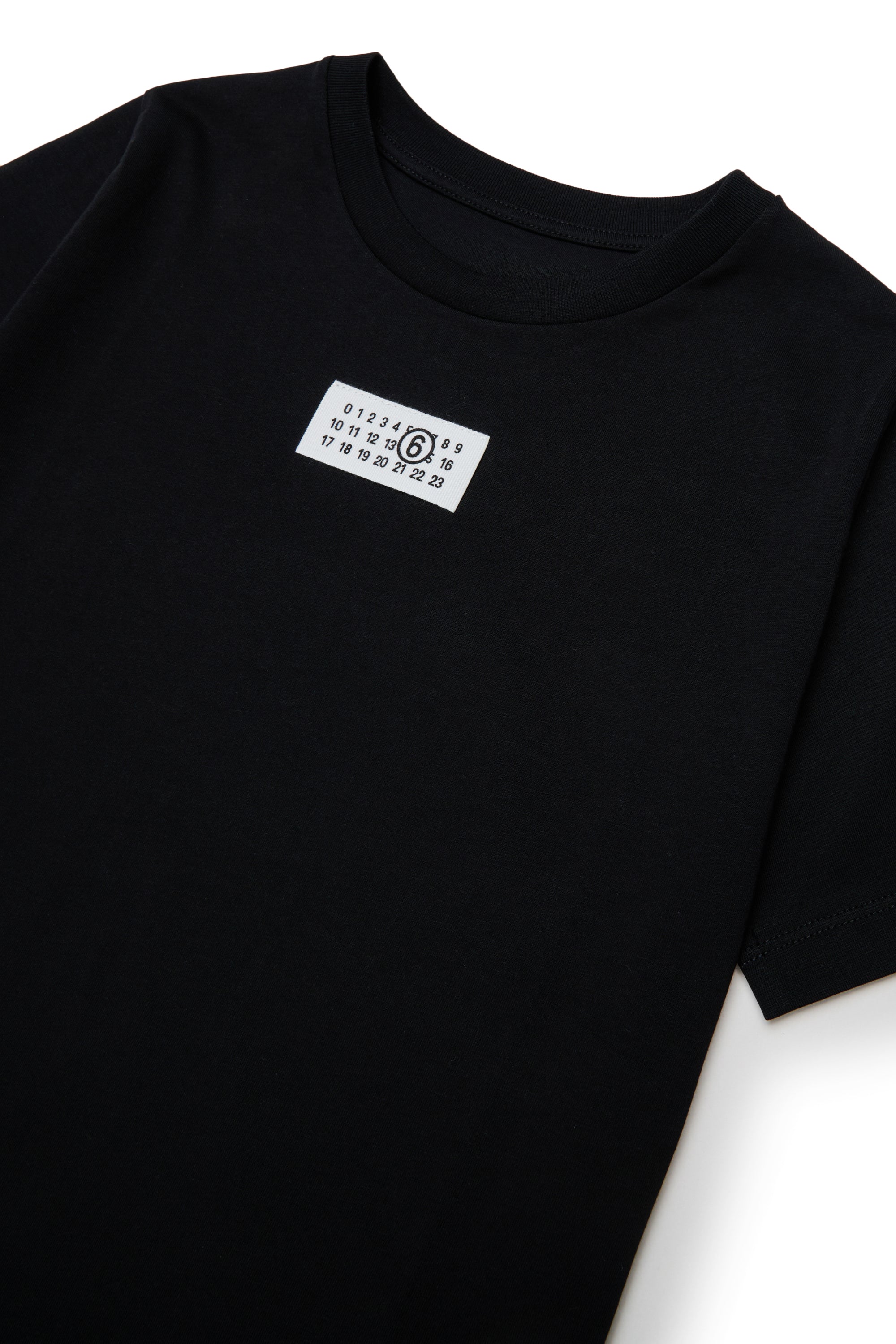 T-shirt Nero M61163MM04I M6900 MM6 MAISON MARGIELA KIDS