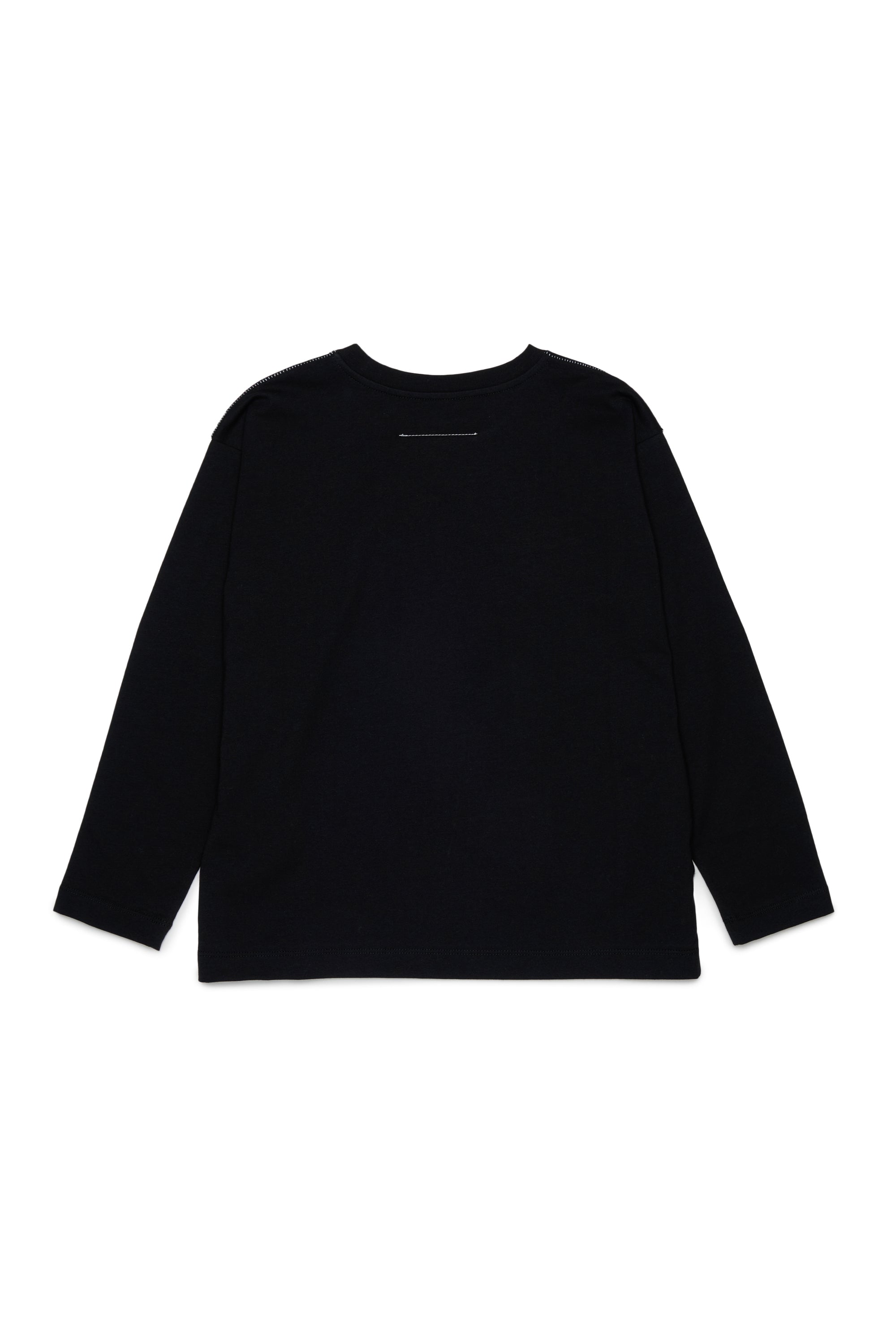 T-shirt Nero M61164MM04I M6900 MM6 MAISON MARGIELA KIDS