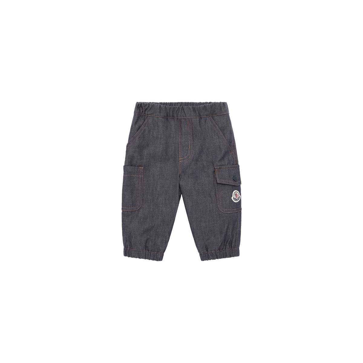 Trousers Blue denim L29512A00002599LQ 77A MONCLER KIDS