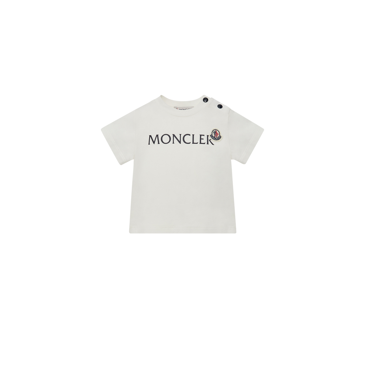 Ss T-Shirt Natural L29518C0000889AUM 034 MONCLER KIDS