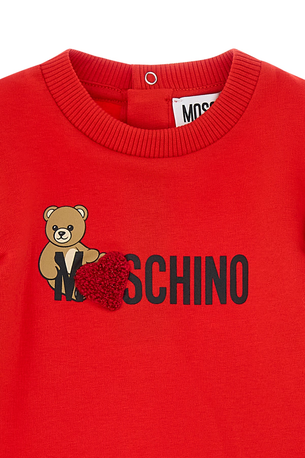 Abito m/l Poppy red MDV0DPLDA18 50109 MOSCHINO KIDS
