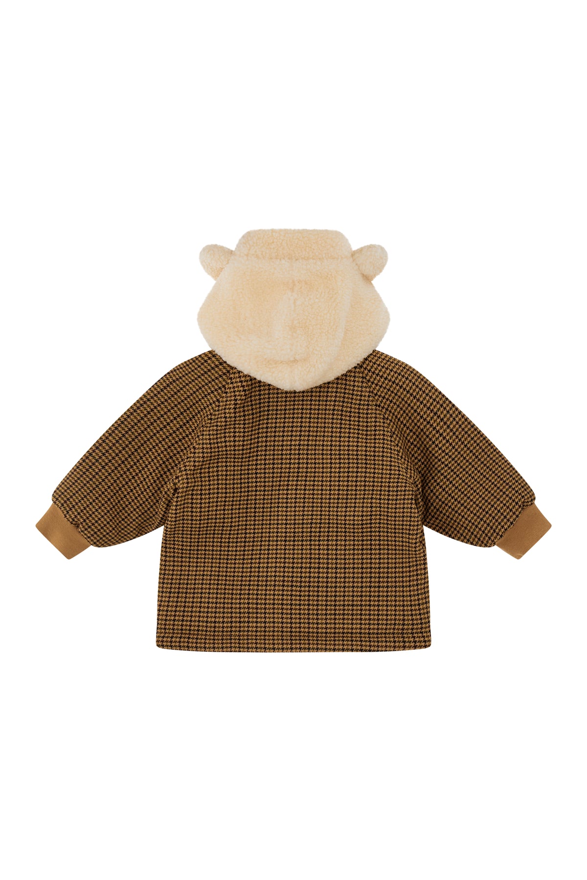 Giubbotto in lana Beige/brown MUS037LZE11 86805 MOSCHINO KIDS