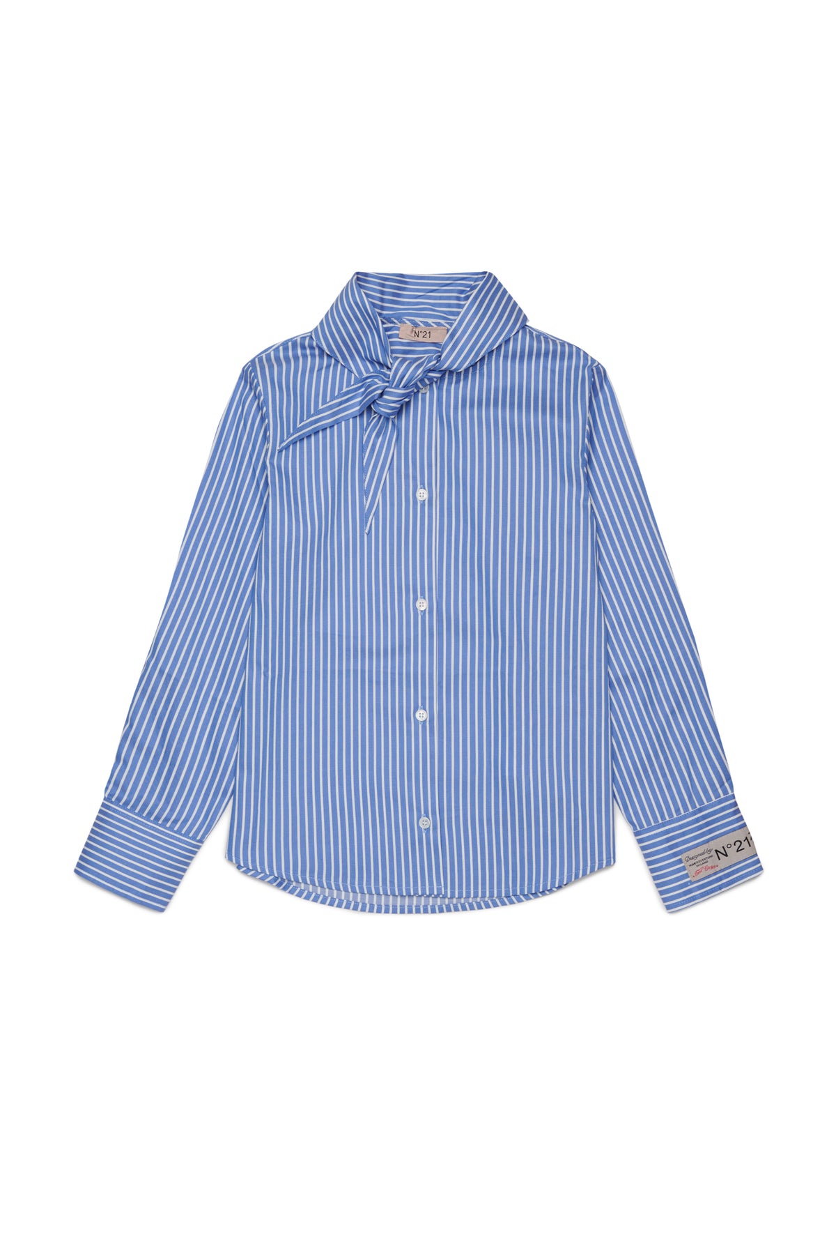 Camicia Light Blue+White N210FDN0518 0N809 N21 KIDS