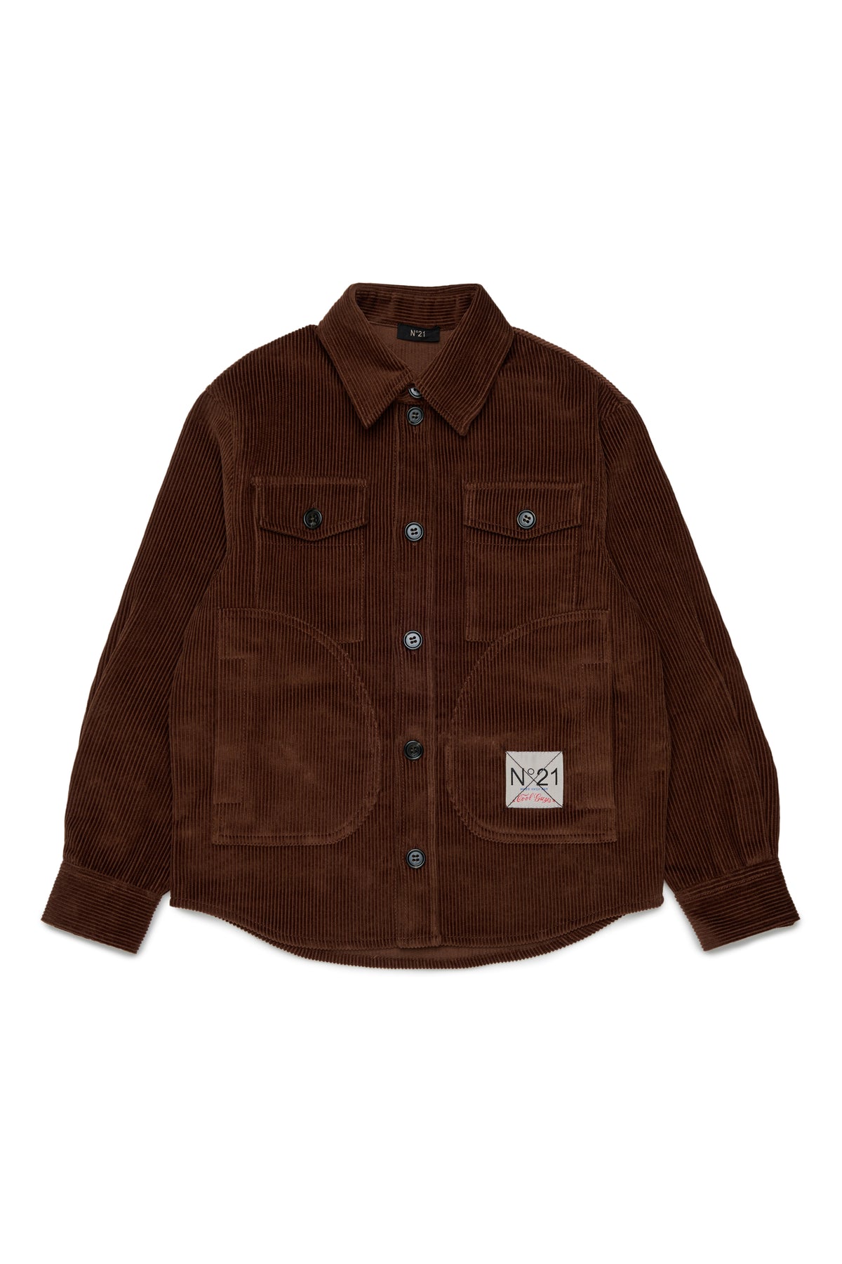 Camicia Chocolate Brown N210FVN0526 0N721 N21 KIDS