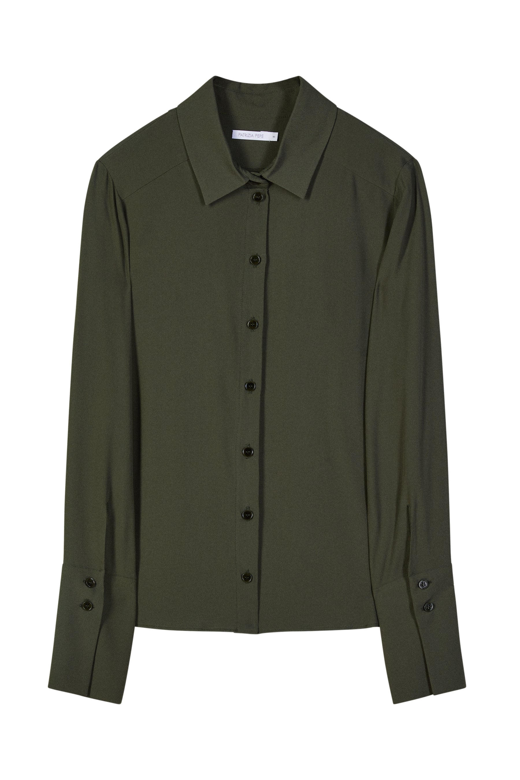 Camicia Mysterious Green 8C0075A8I1 G639 PATRIZIA PEPE