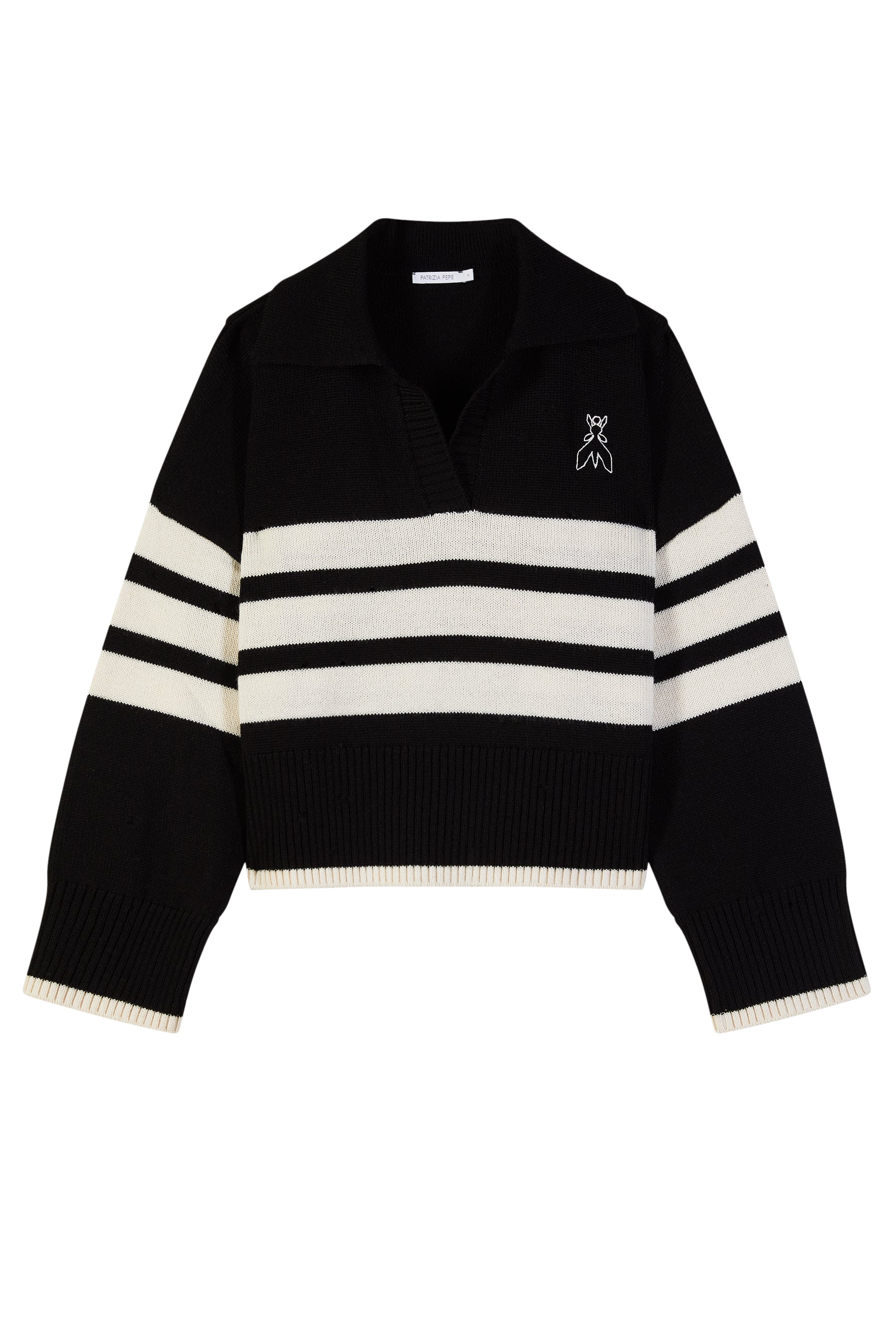 Maglia NERO/BIANCO 8K0086K282 J518 PATRIZIA PEPE