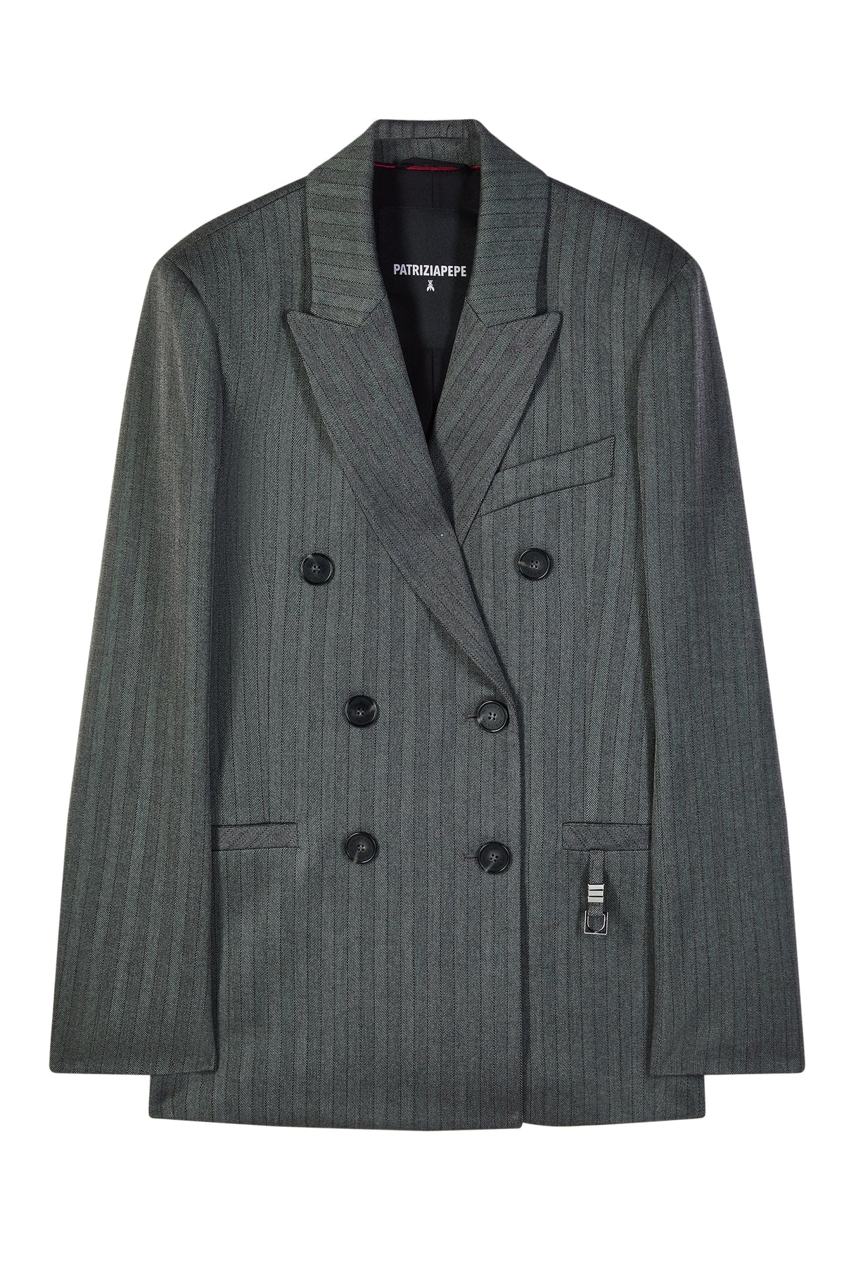 Giacca Herringbone Gray 8S0079C0238 J528 PATRIZIA PEPE