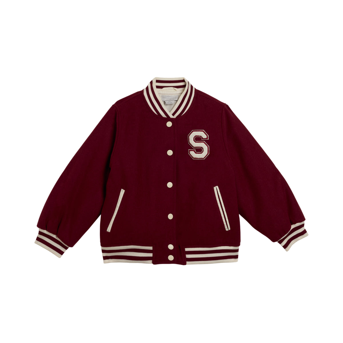 Giacca in lana Bordeaux TZ2A67Z4071 416 STELLA MCCARTNEY KIDS