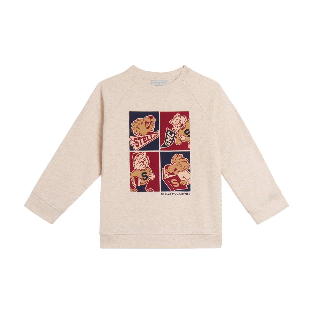 Felpa Beige chiaro melange TZ4Q40Z3059 870 STELLA MCCARTNEY KIDS
