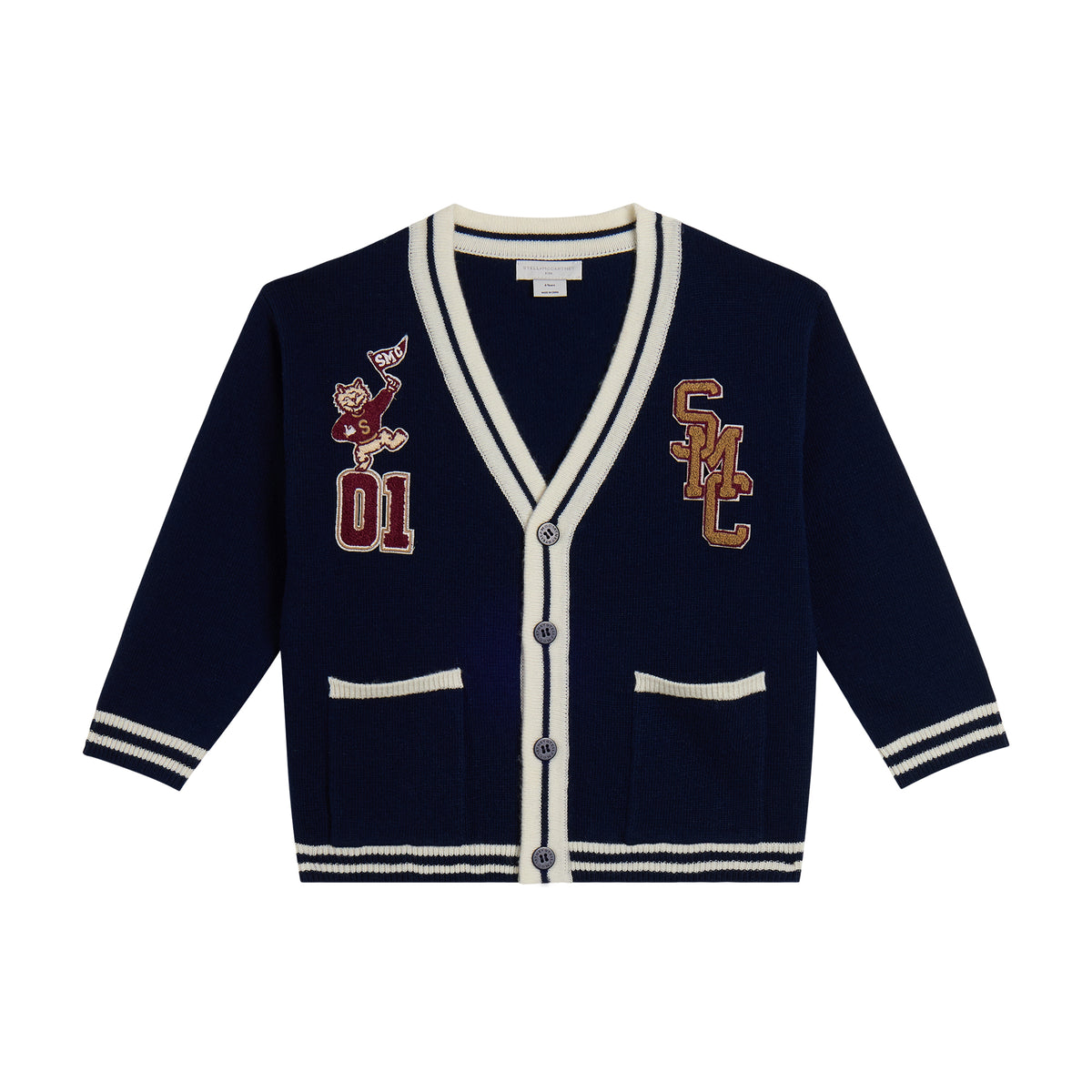 Cardigan in maglia Blu notte TZ9H20Z3921 61L STELLA MCCARTNEY KIDS