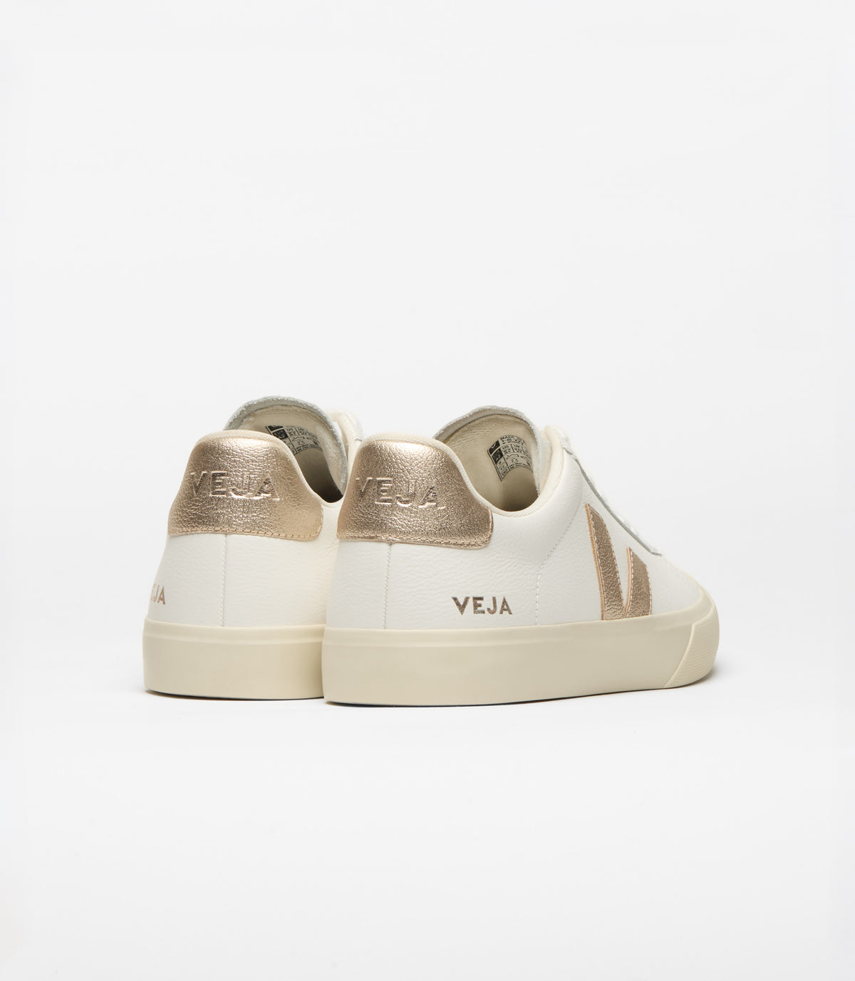Campo Leather Extra-White_Platine CP0503495 EXTRAWHITEPLATINE VEJA