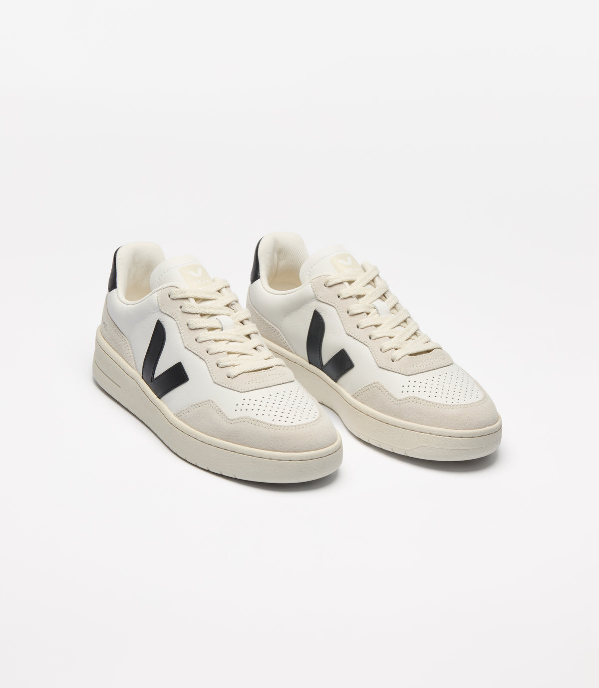 V-90 O.T. Leather White_Black VD2021061 WHITEBLACK VEJA