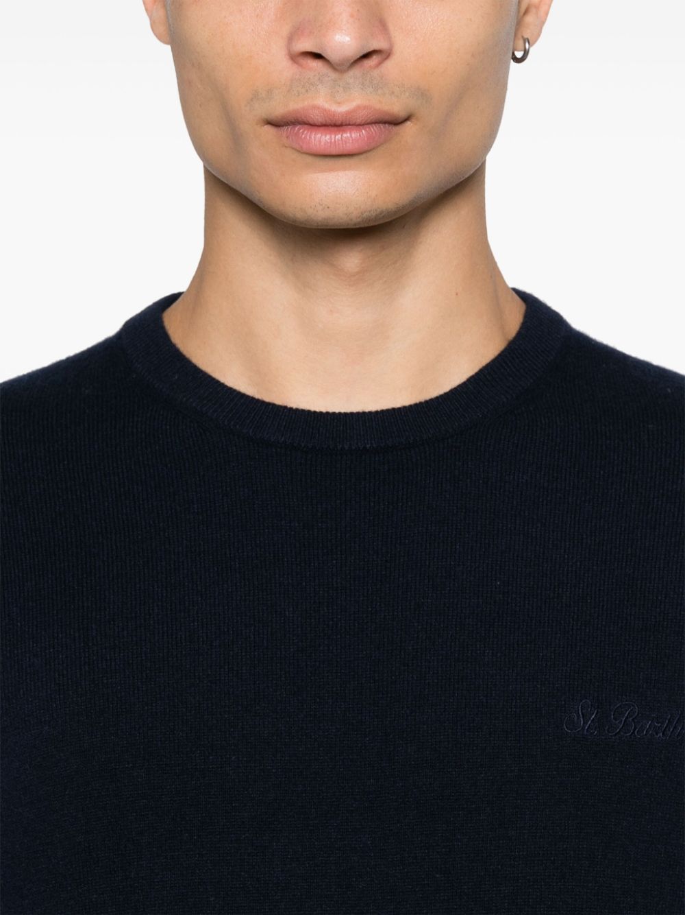 Maglione regent blu notte REGE003 00010G MC2 SAINT BARTH