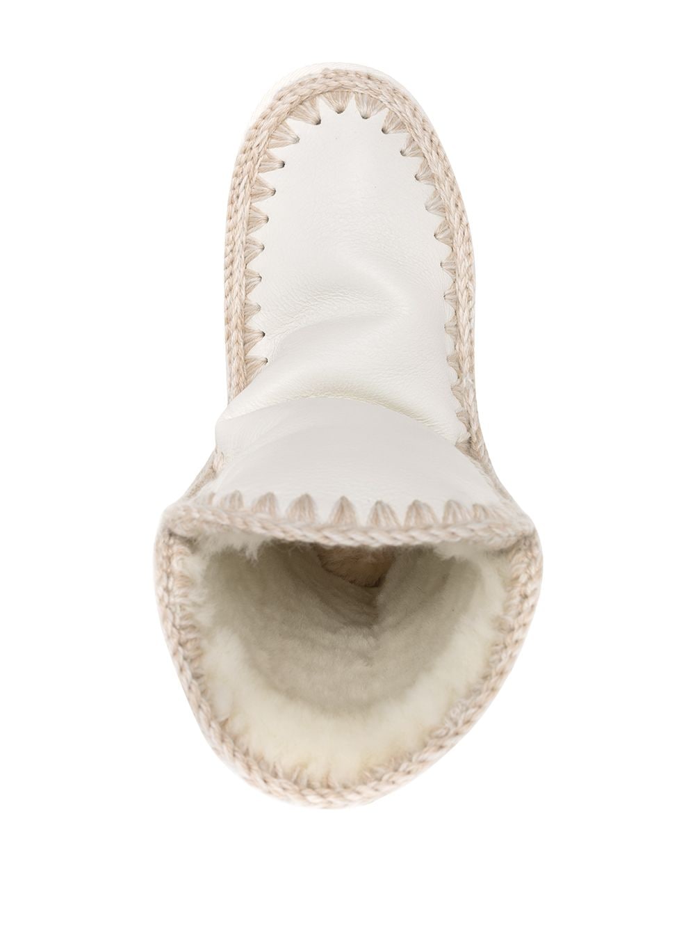 Stivale eskimo 24 logo strass bianco MUFW101037C WXWHI MOU