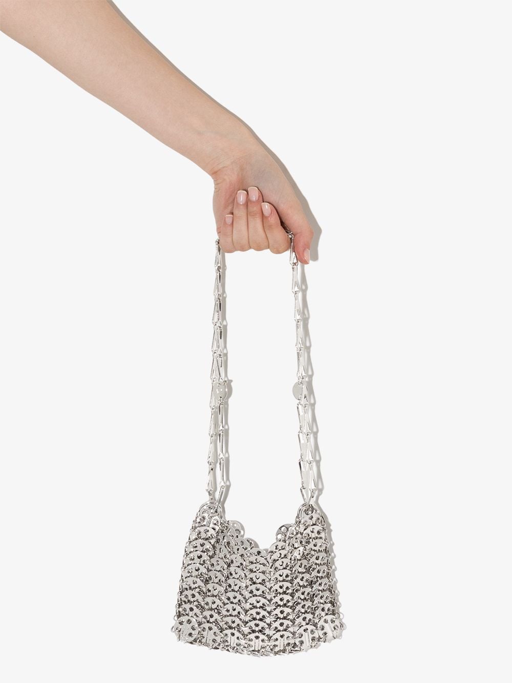 Borsa argento nano 1969 20PSS0127MET001 P040 RABANNE