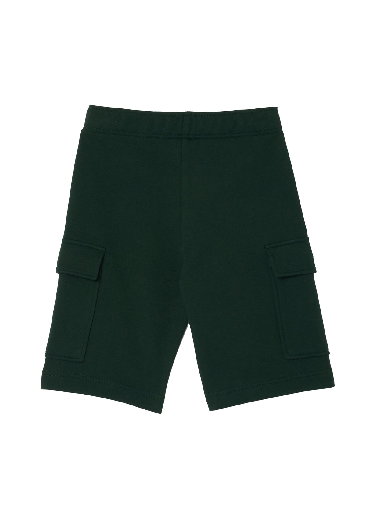 Bermuda cargo verde scuro mini logo GJ7372 YZP LACOSTE KIDS
