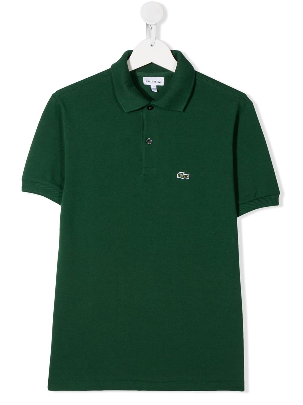 Polo verde logo ricamo PJ2909 132 LACOSTE KIDS