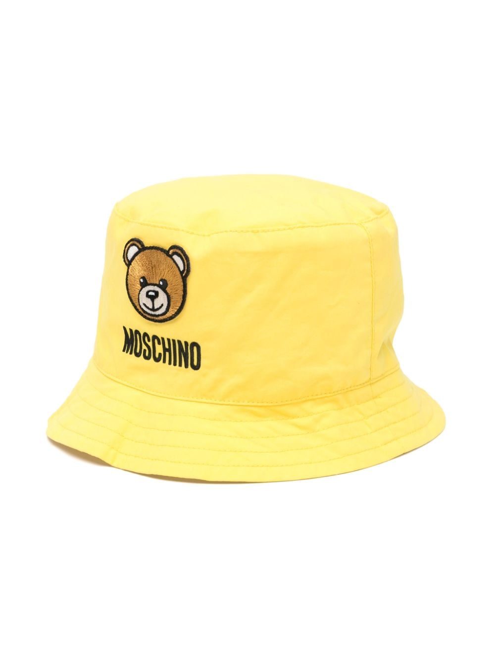 Cappello giallo ricamo Teddy Bear