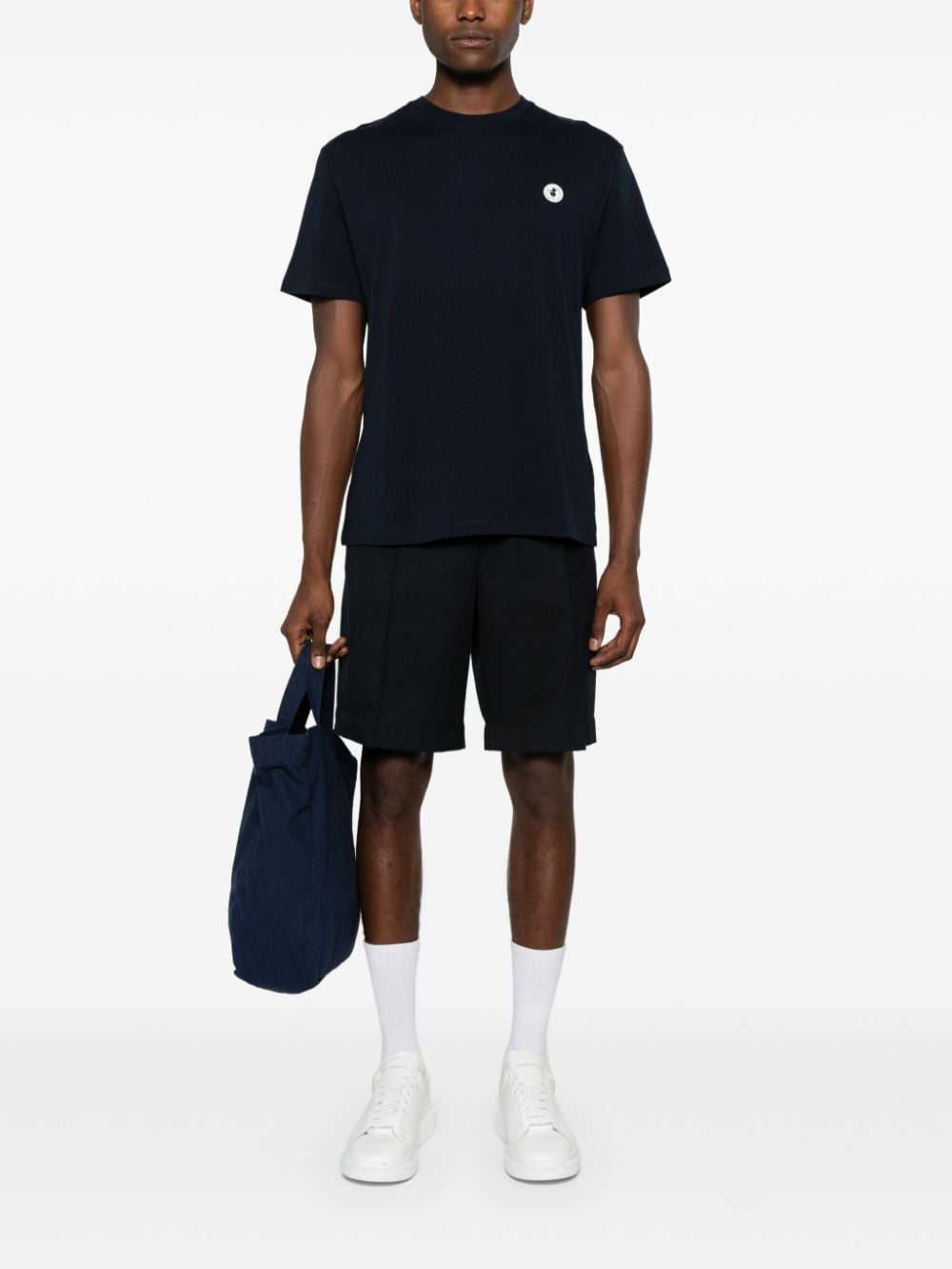 T-shirt Caius blu notte DT1709MBESY18 90000 SAVE THE DUCK