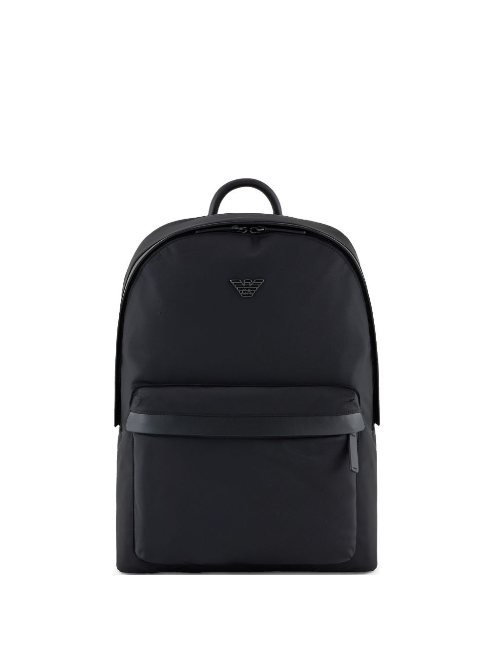 Zaino nero mini placchetta frontale EM001795AF13454 UC001 EMPORIO ARMANI