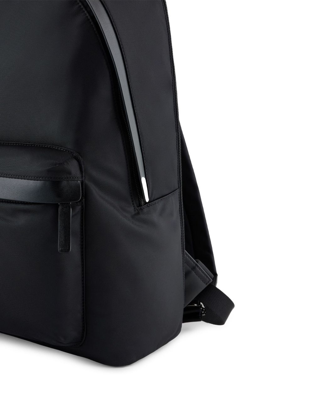 Zaino nero mini placchetta frontale EM001795AF13454 UC001 EMPORIO ARMANI