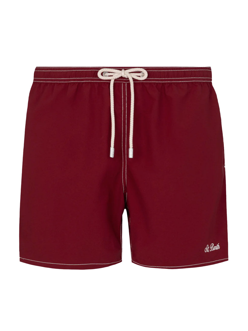 Costume mare media lunghezza Patmos bordeaux PATM001 00102H MC2 SAINT BARTH