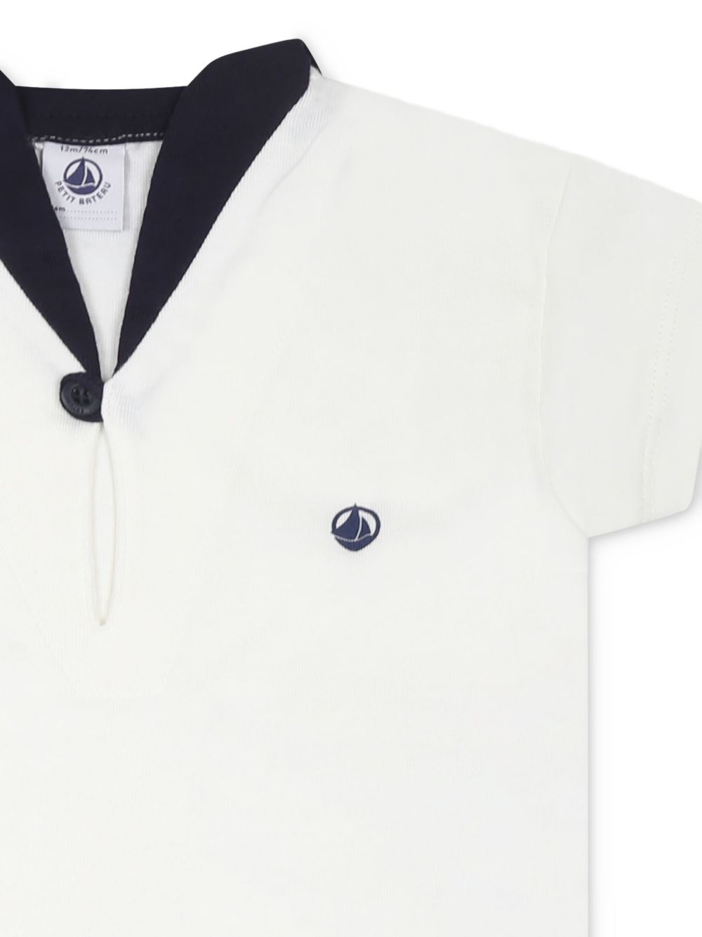 Completo bianco e blu (2pz) A0CPA 01 PETIT BATEAU KIDS
